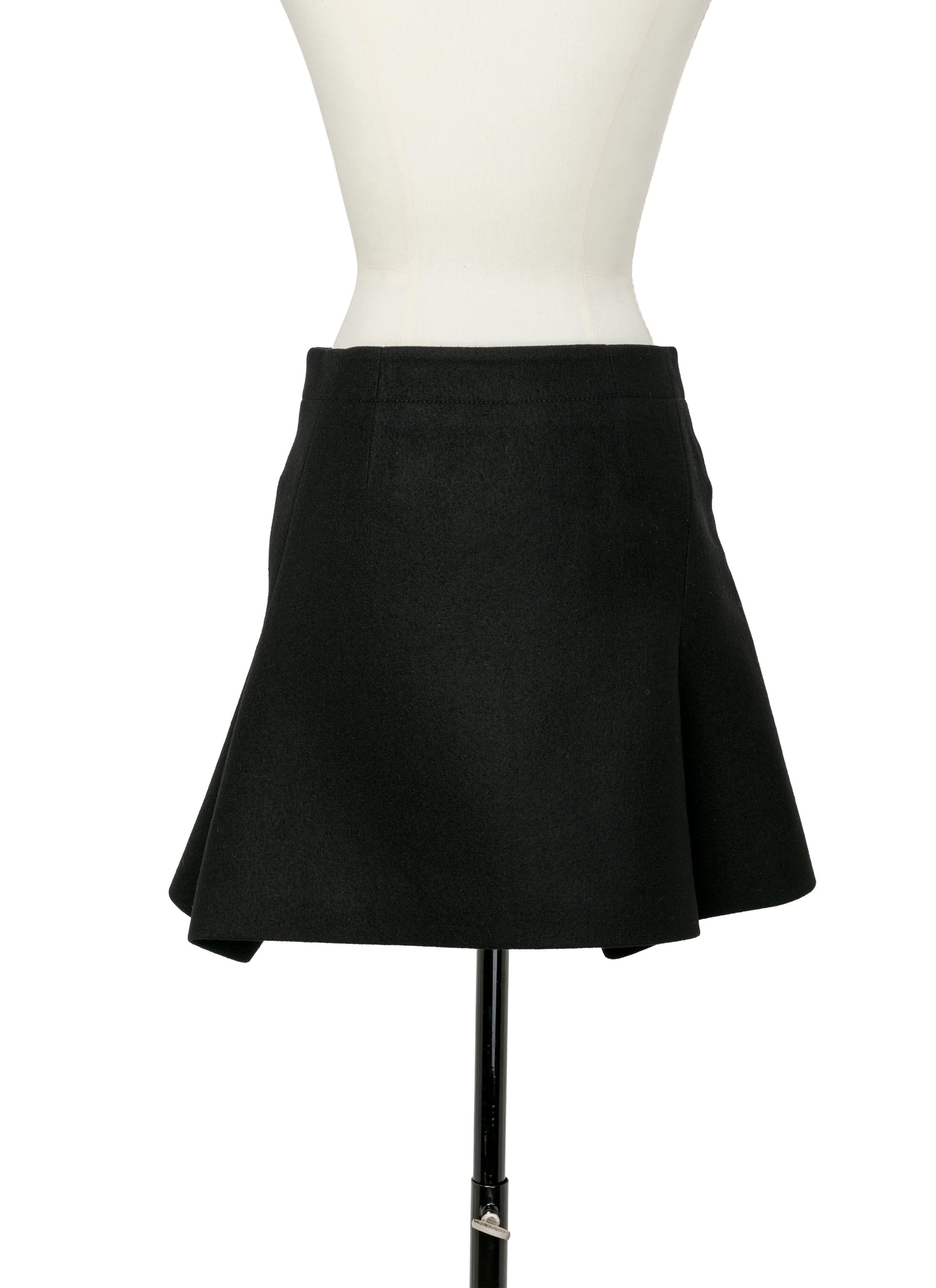 Wool Melton Skirt - 3