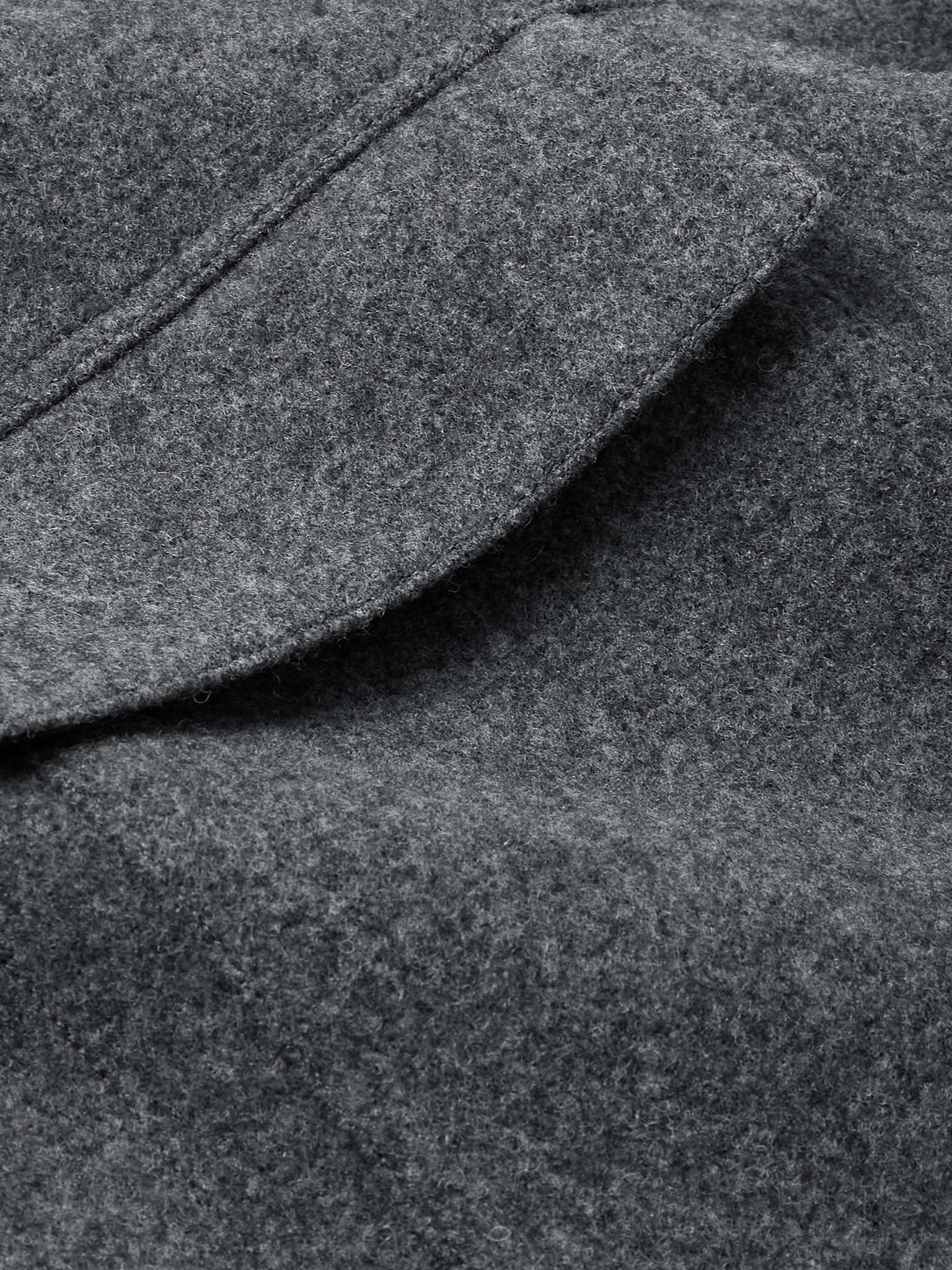 Boiled Wool-Blend Zip-Up Overshirt - 3