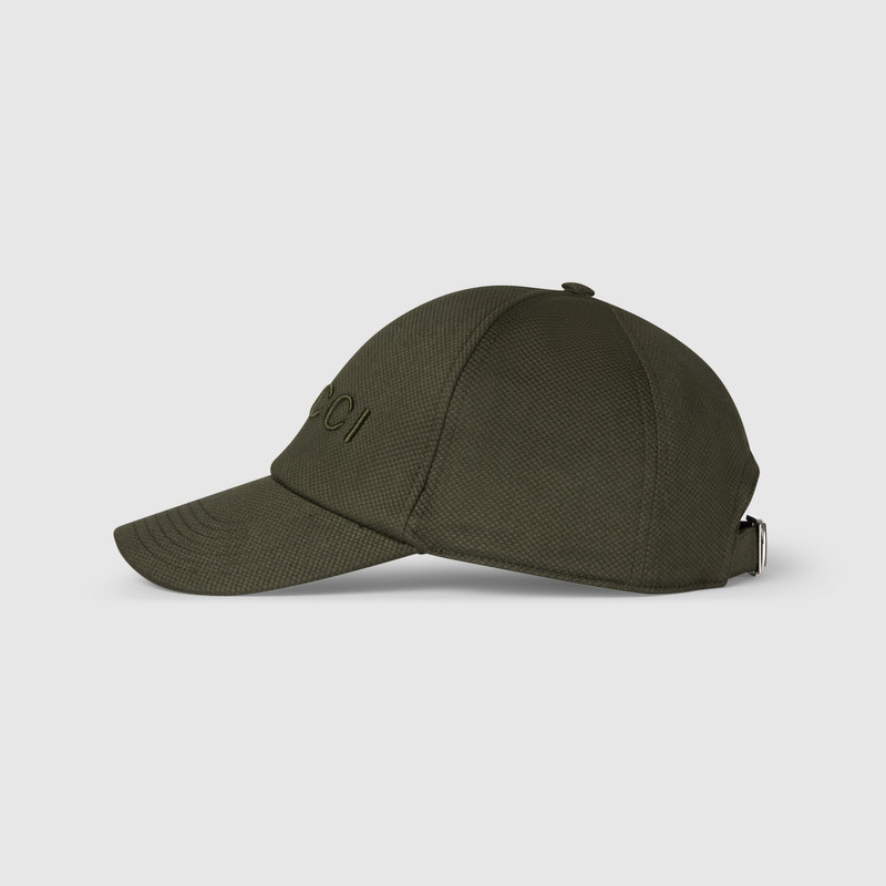 GUCCI Cotton baseball hat with embroidery outlook