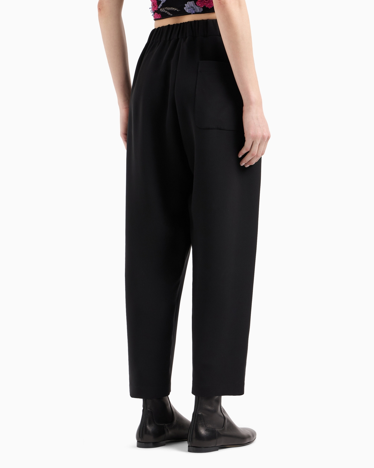 Smooth, silk-cady trousers - 3