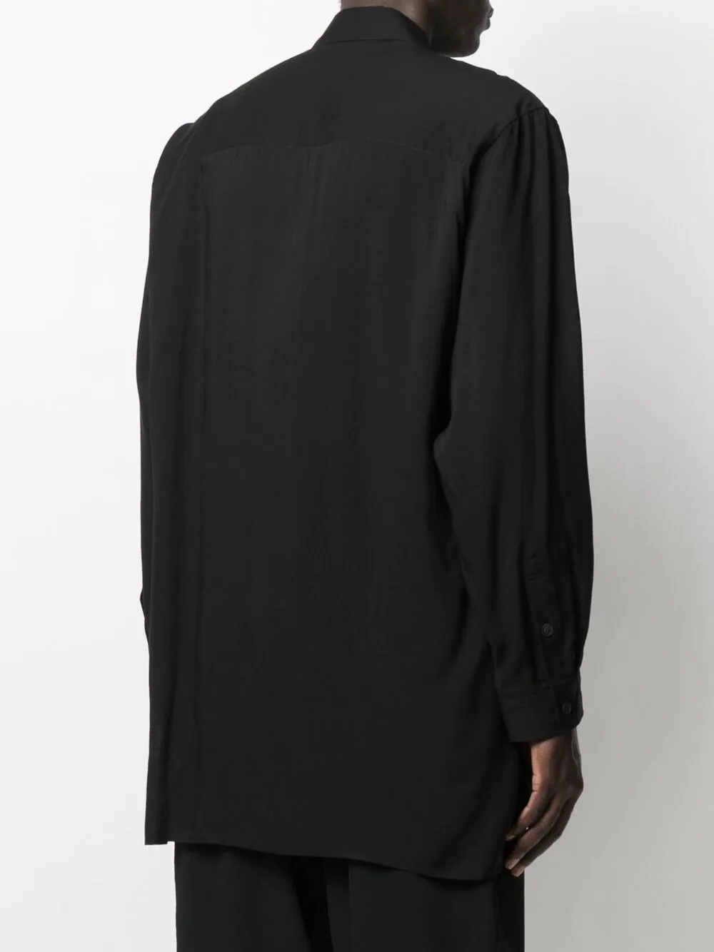 asymmetric TENCEL™ shirt - 4