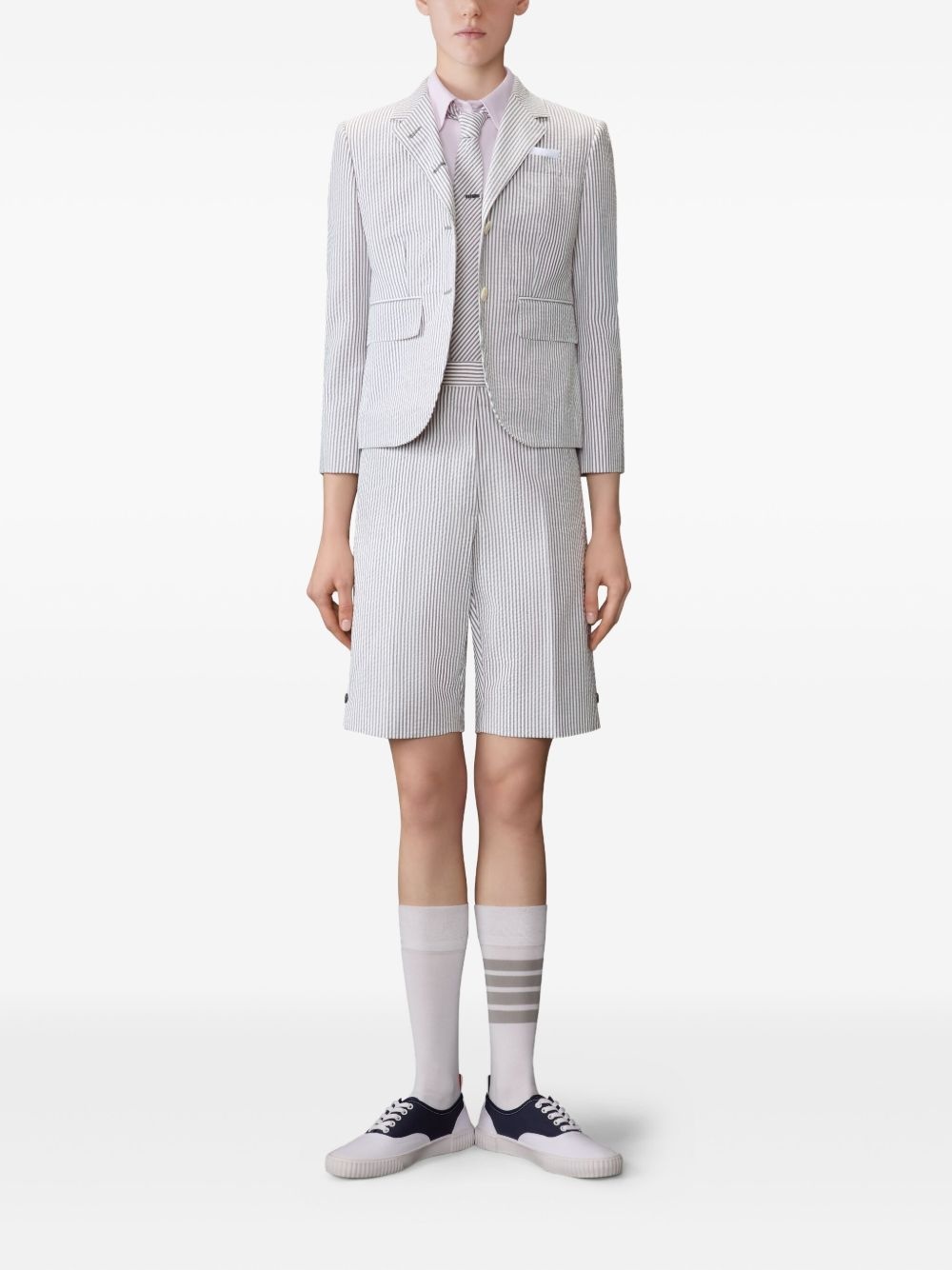 round-collar short-sleeve shirt - 2