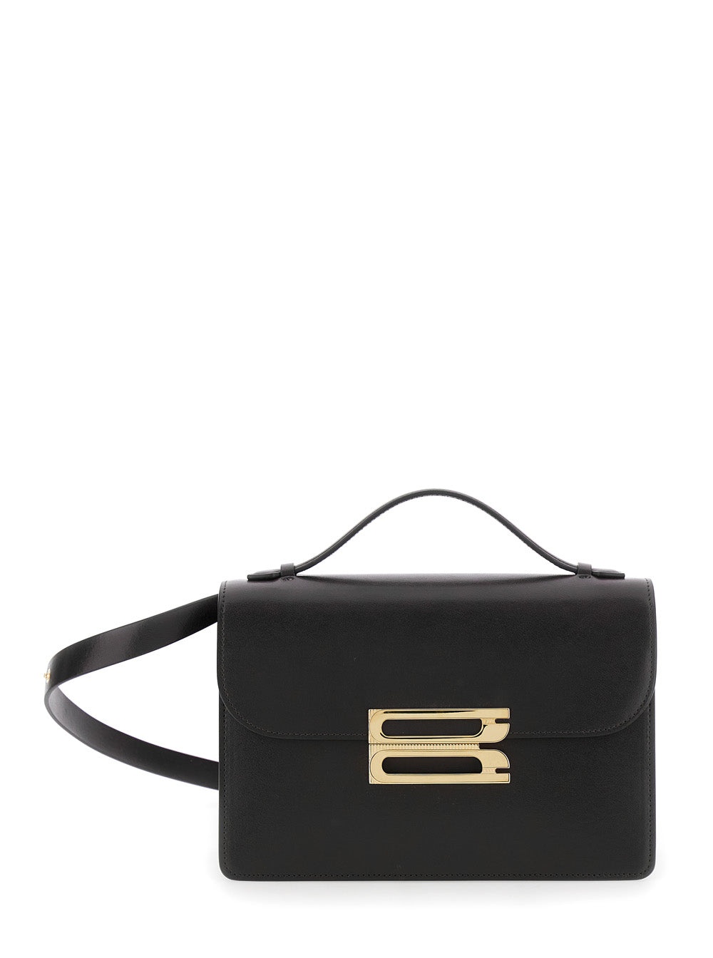 Victoria Beckham Women 'Dorian' Black Shoulder Bag With Adjustable And Removable Shoulder Strap And  - 1