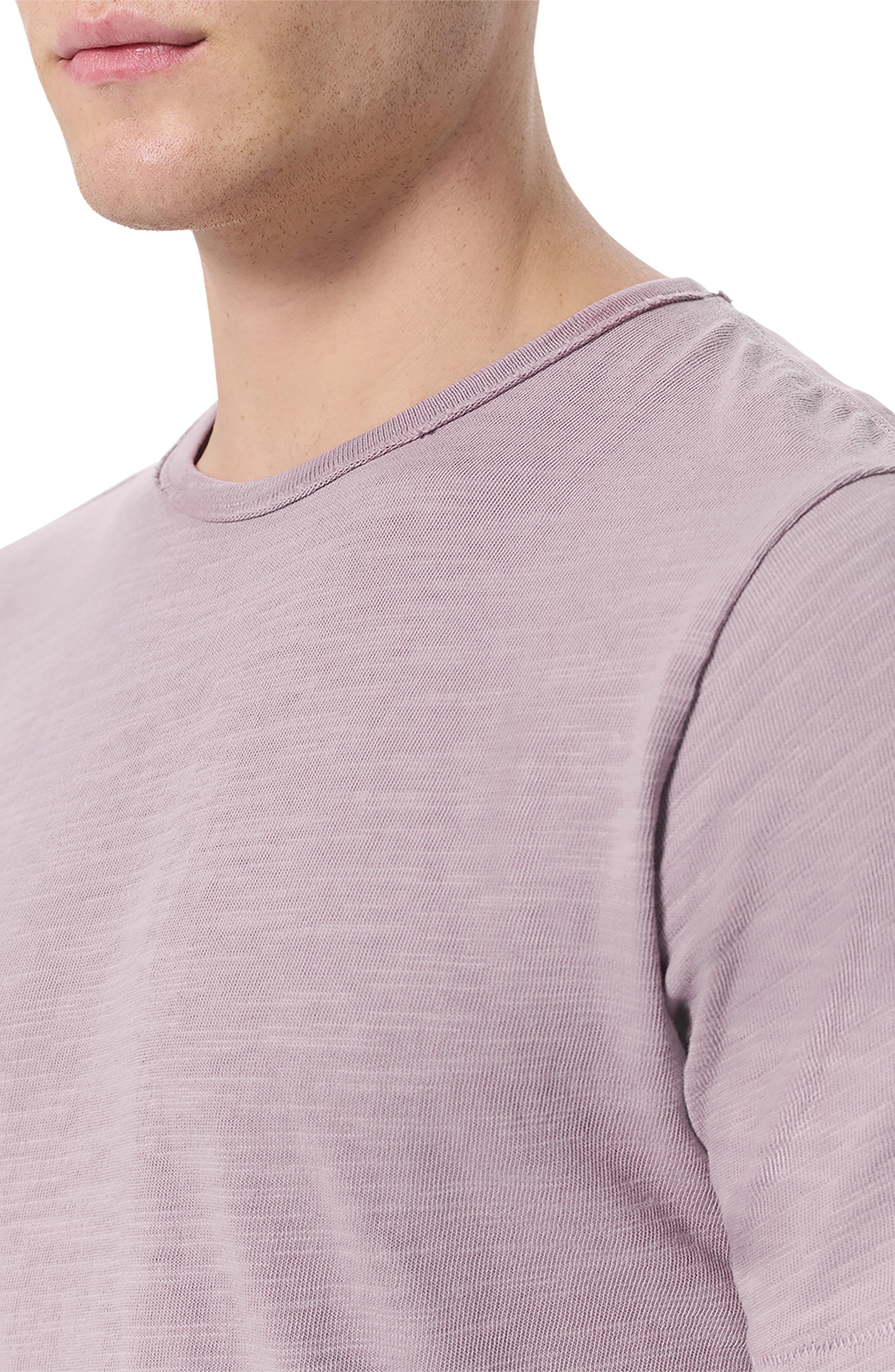 rag & bone Men's Classic Flame Slub Cotton T-Shirt in Berry at Nordstrom - 4