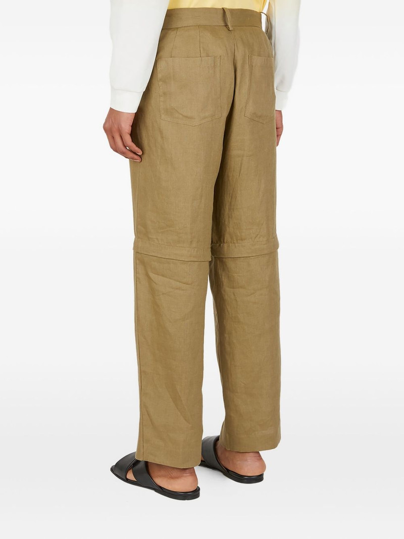 detachable-leg linen trousers 4
