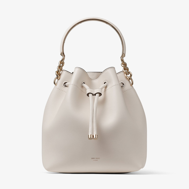 Bon Bon Bucket
Latte Soft Shiny Smooth Calf Leather Bucket Bag 1