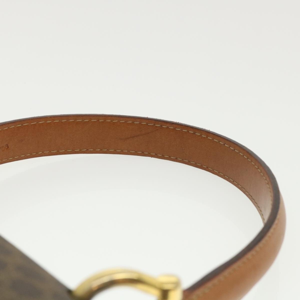 CELINE Macadam Canvas Hand Bag Pvc Leather Brown - 7