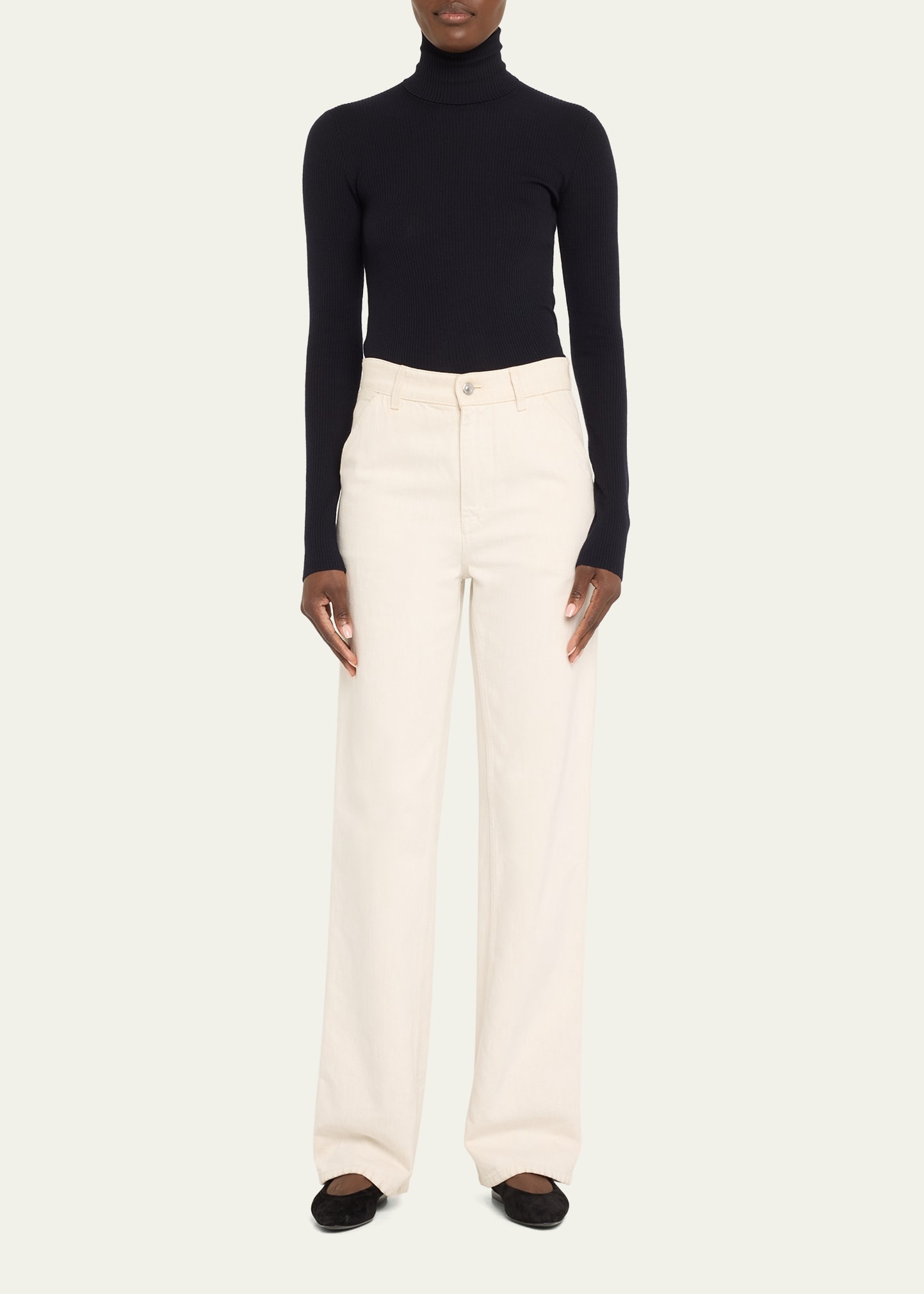 Taupo Ribbed Wool Turtleneck - 2