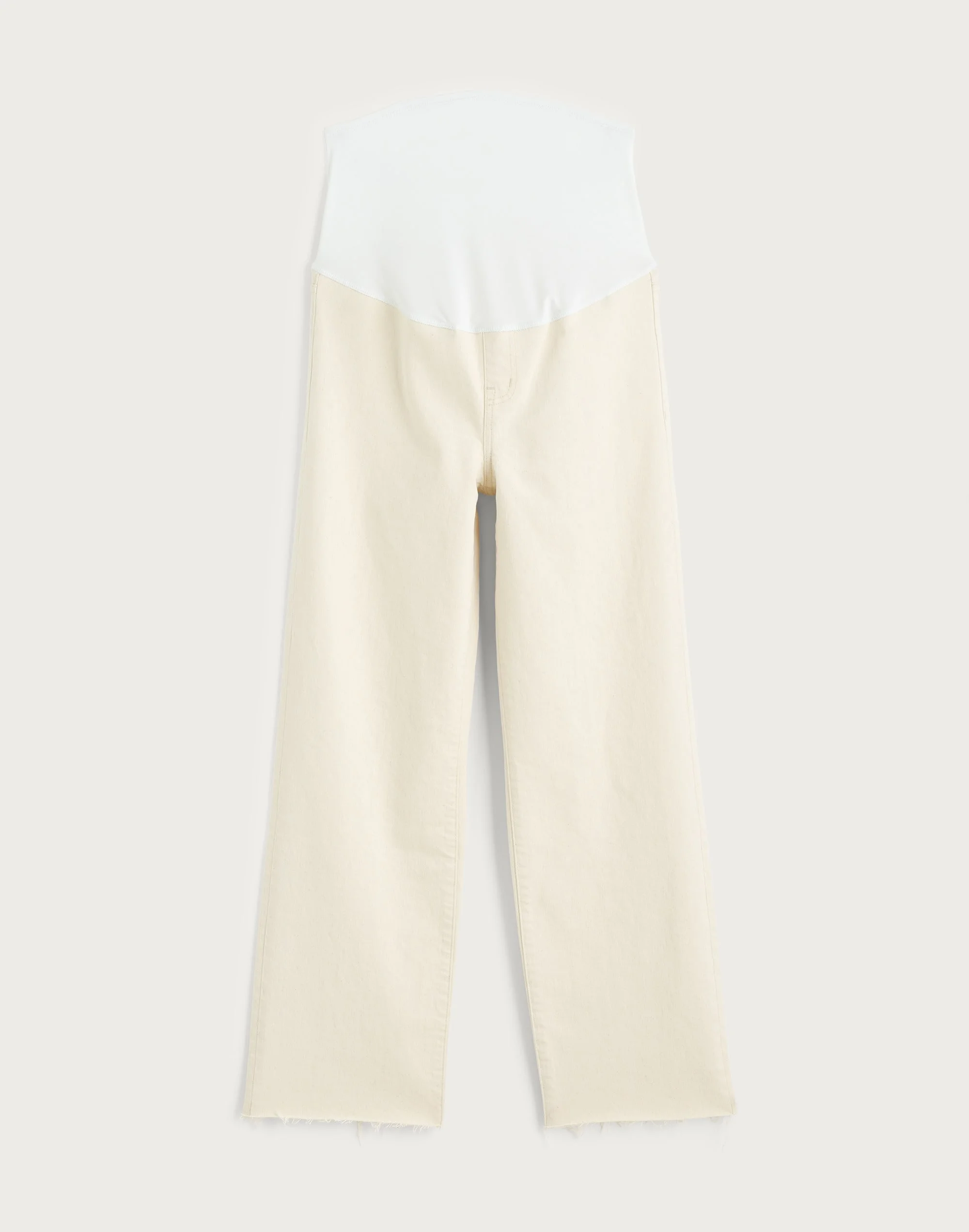 The Maternity Perfect Vintage Wide-Leg Crop Jean in Vintage Canvas - 1