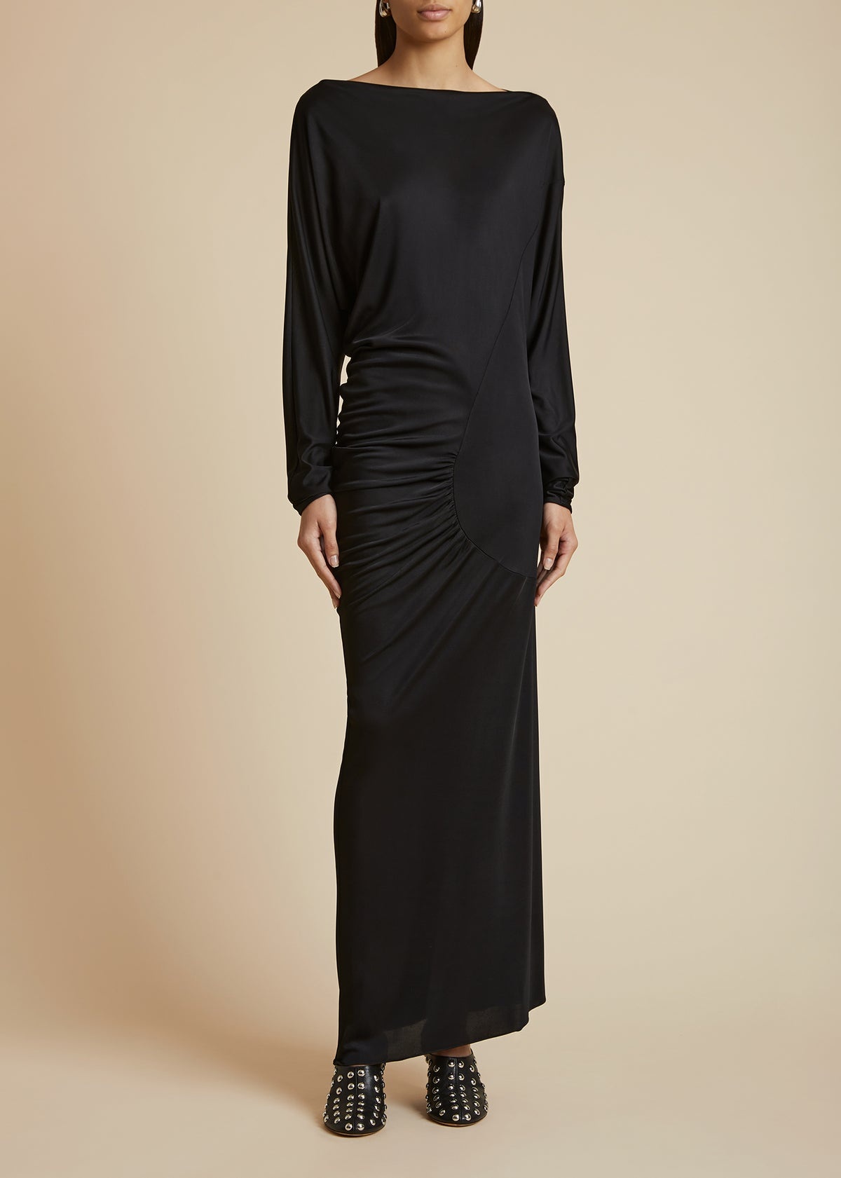 The Oron Dress in Black - 1
