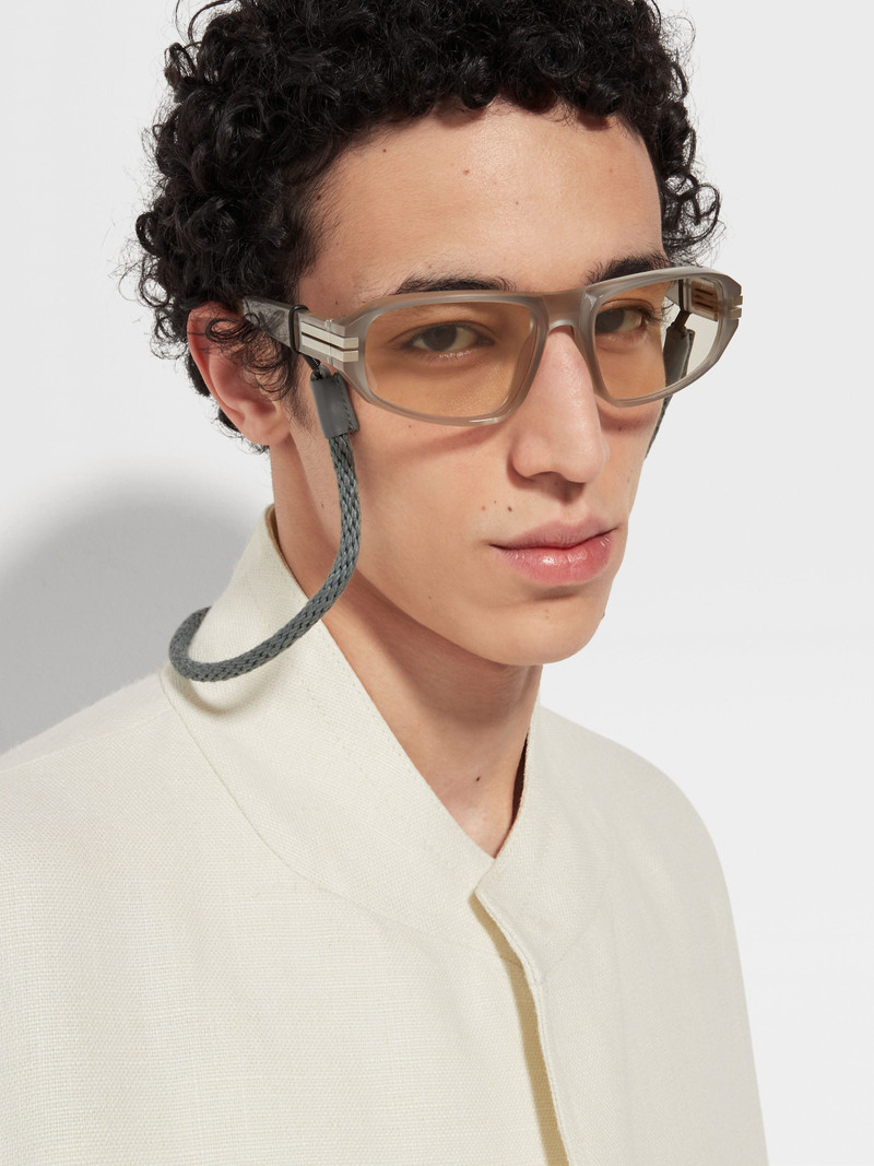 LIGHT GREY ACETATE SUNGLASSES 4