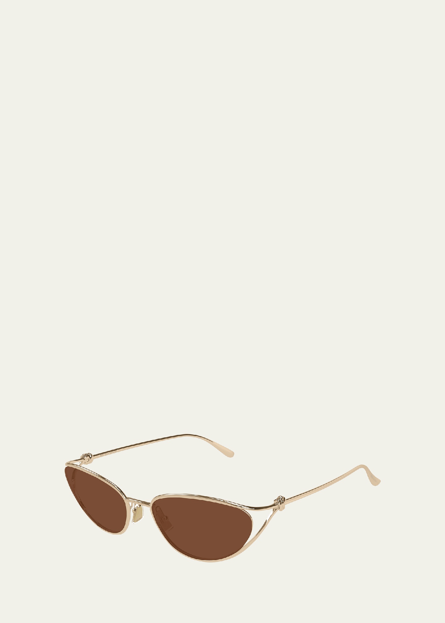 Knot Metal Cat-Eye Sunglasses - 2
