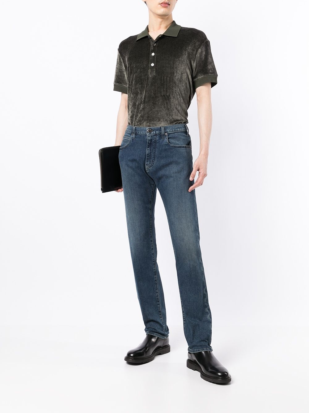 mid-rise slim-fit jeans - 2