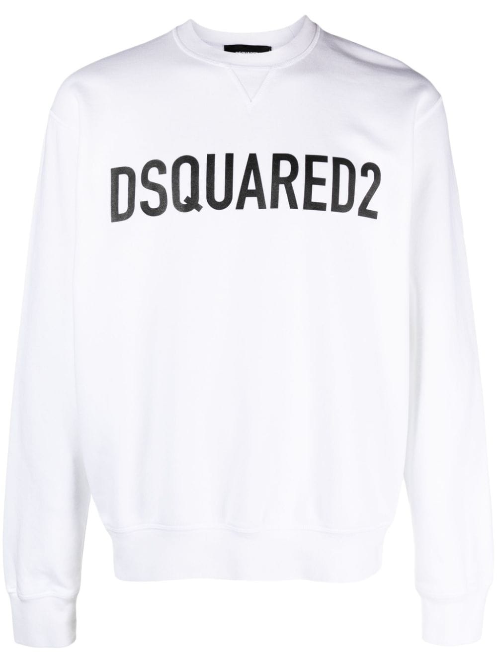 logo-print cotton sweatshirt - 1