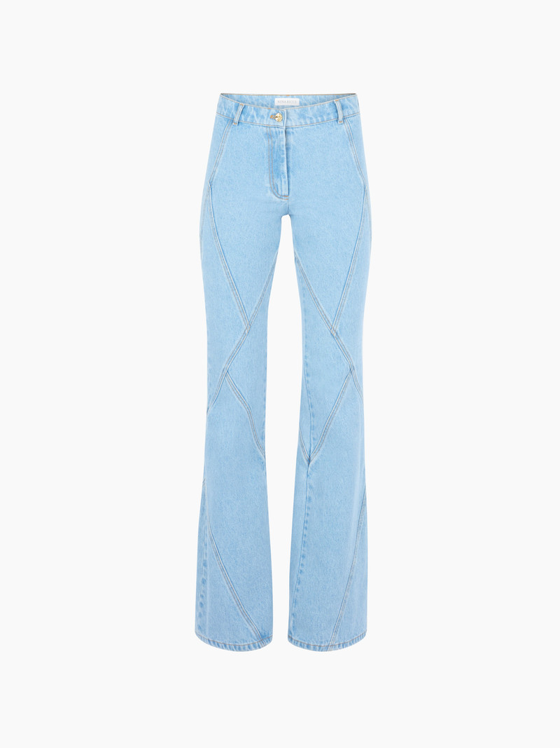Denim Flared Pants 5