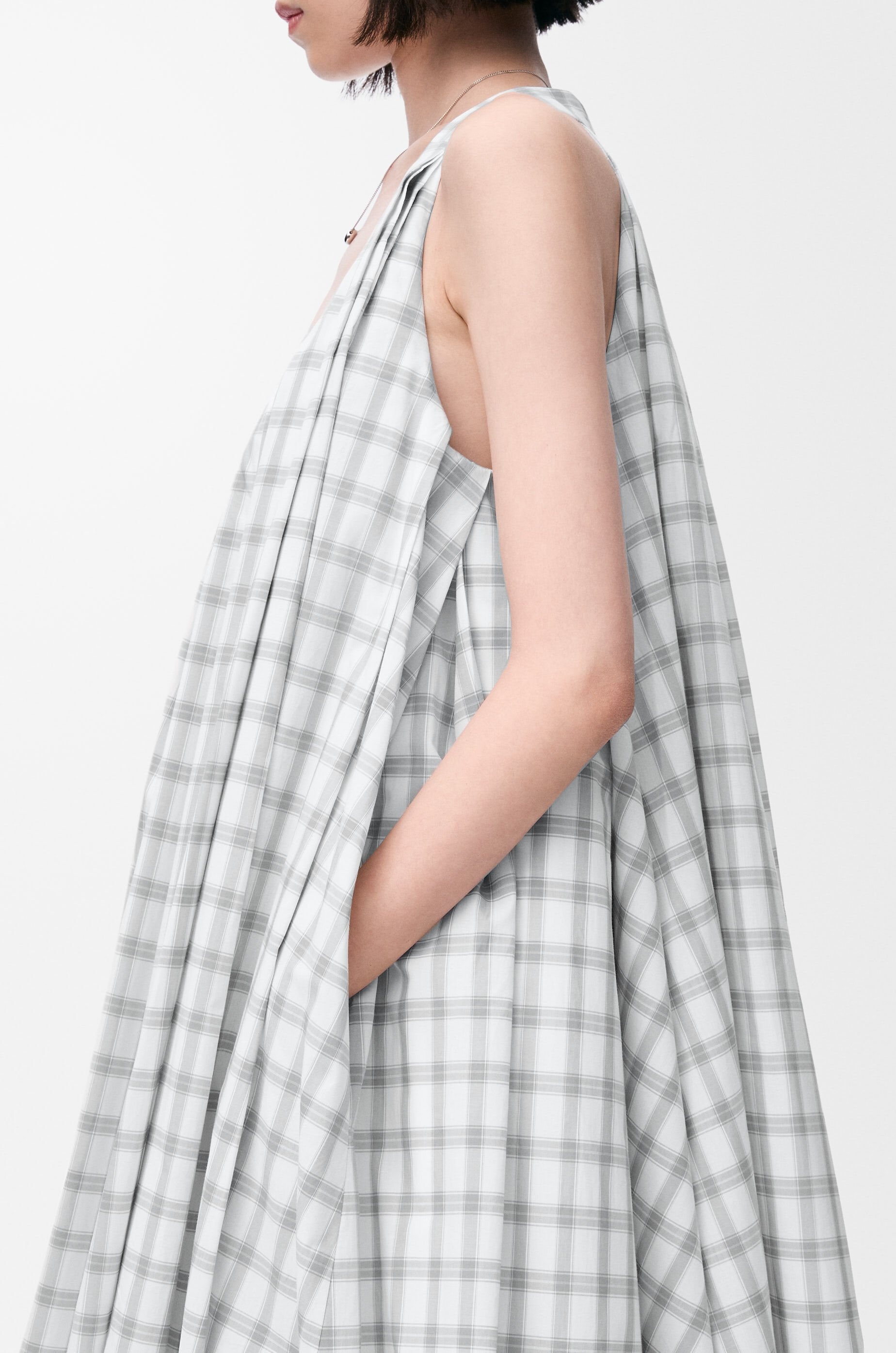 Trapeze dress in cotton - 4