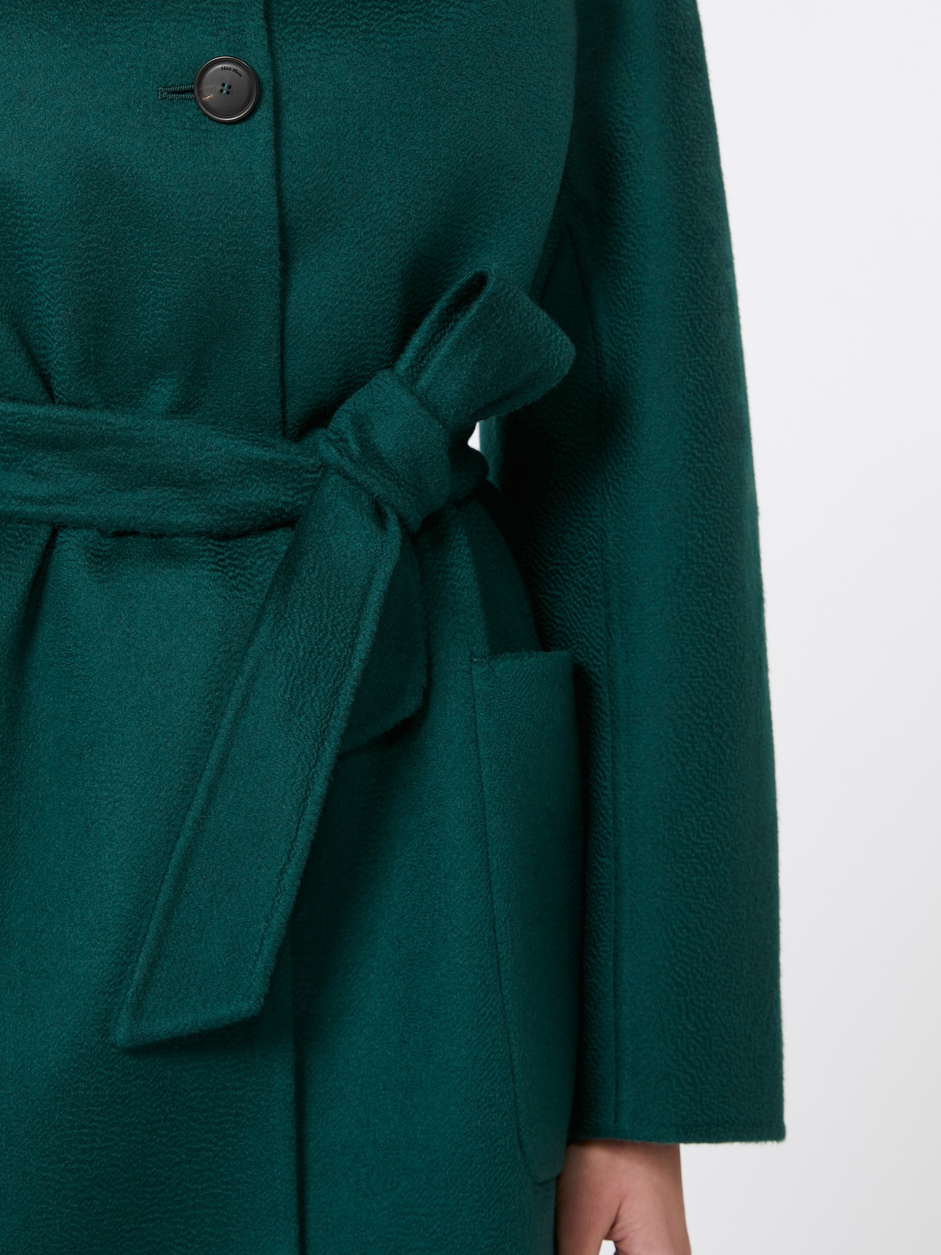 LEMBI Short pure cashmere coat - 5