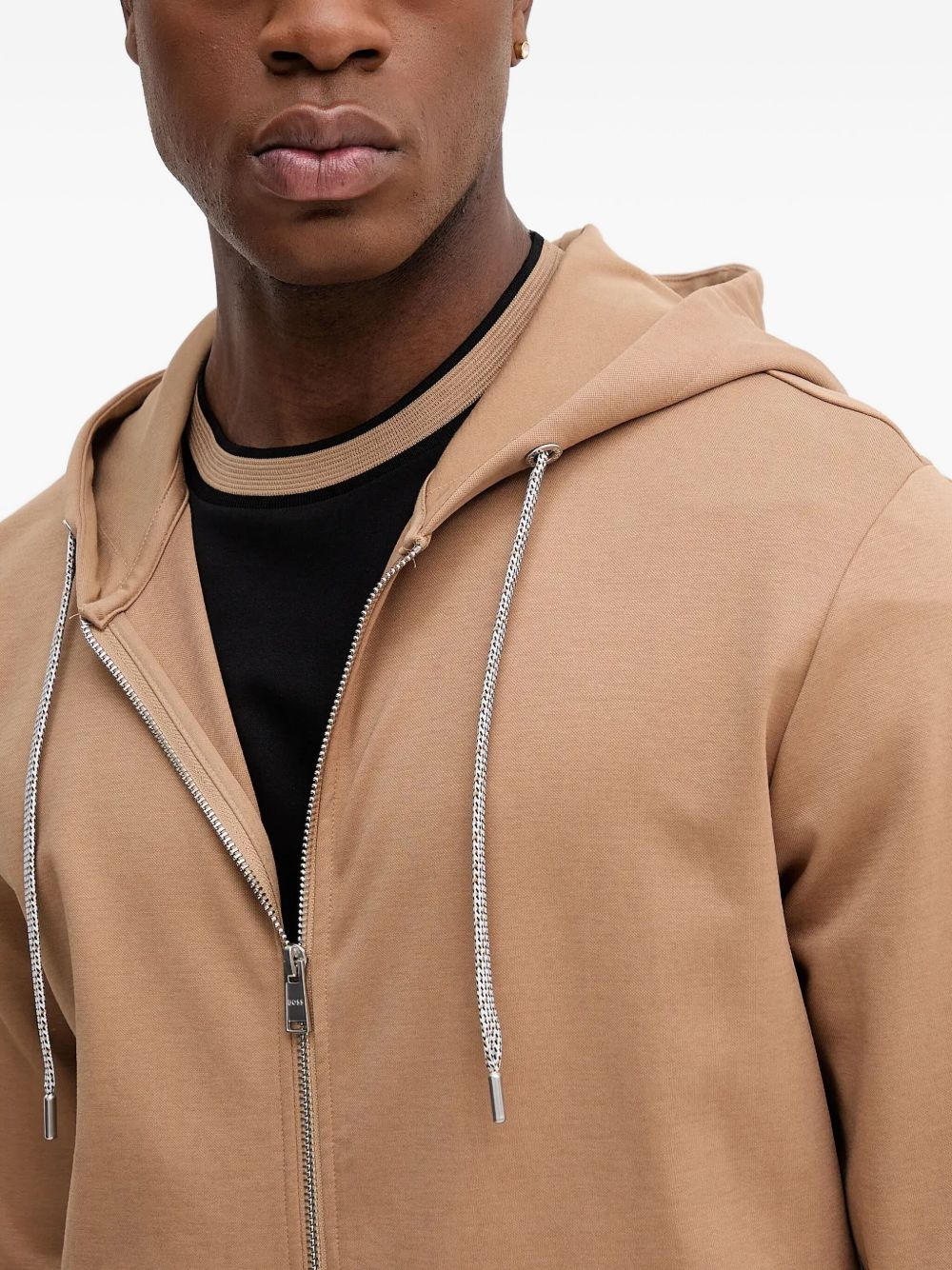 zip-fastening hoodie - 4