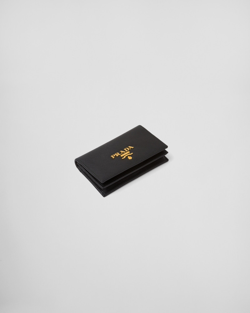 Prada Saffiano Leather Card Holder outlook