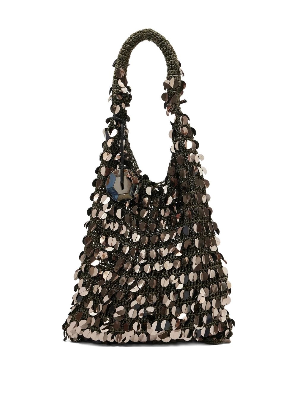sequin-embellished hobo shoulder bag - 2