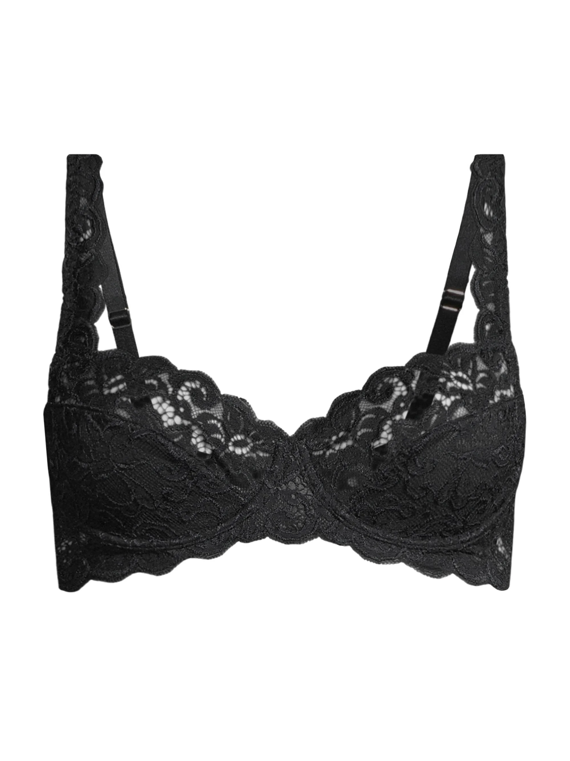 Women's Luxury Moments Underwire Bra - Black - 1