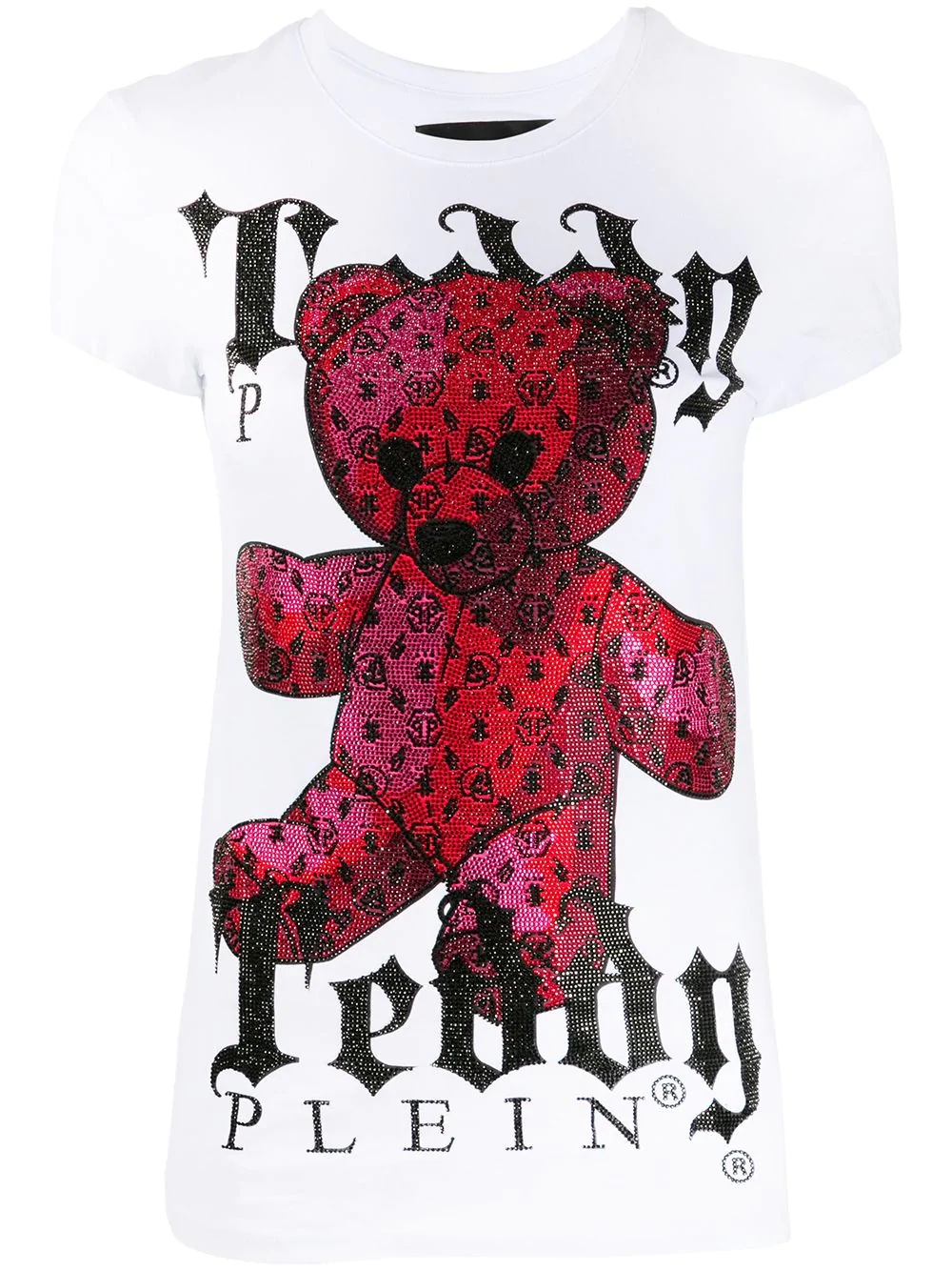 Monogram Teddy Bear crew neck T-Shirt - 1