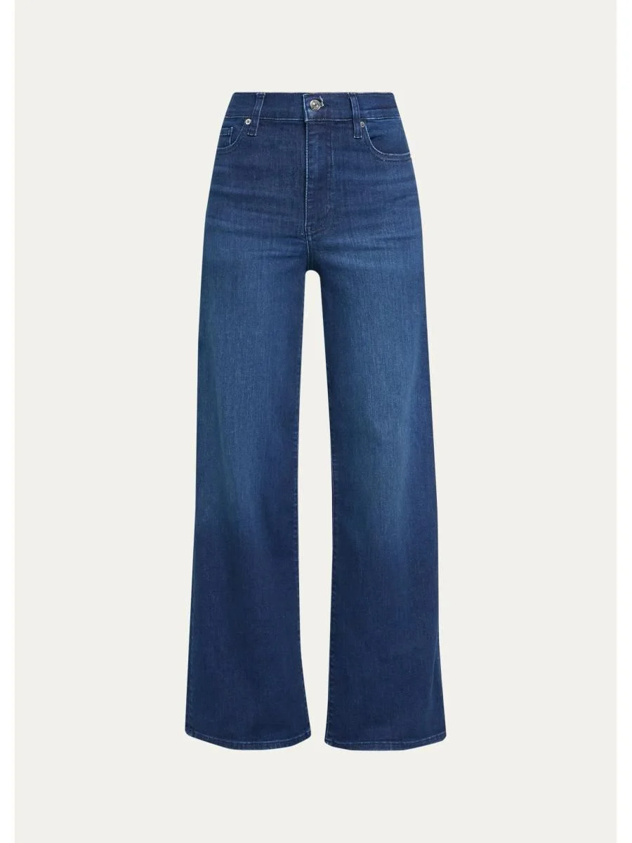 Le Slim Palazzo Jeans - 1