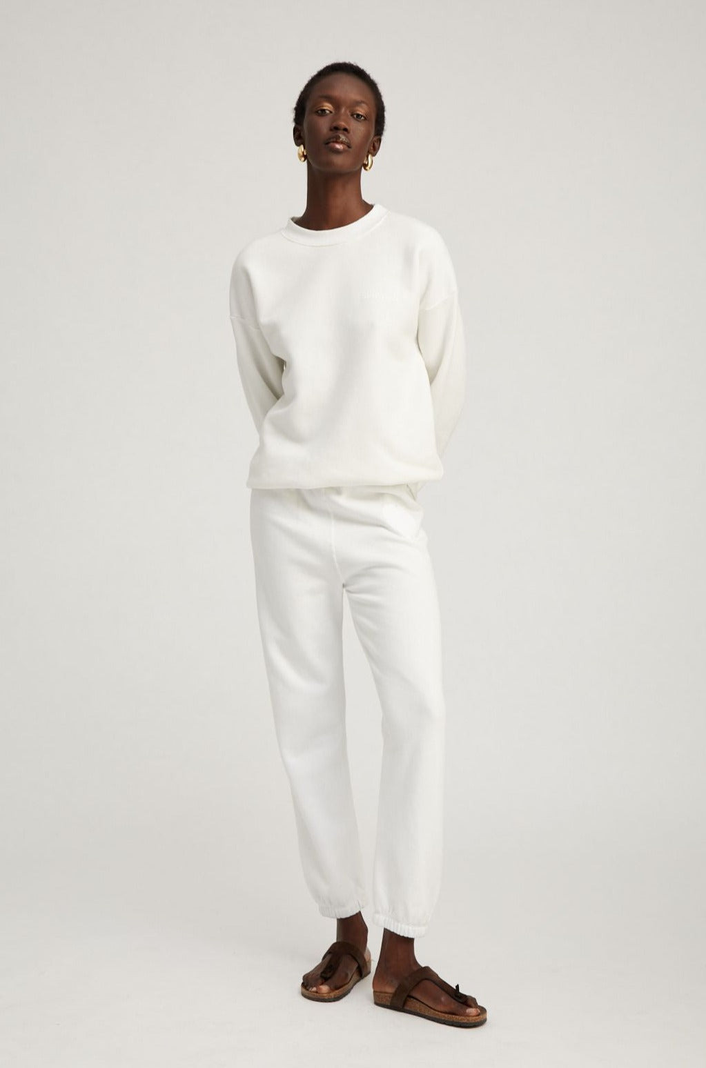 WHITE HEART SWEATPANTS - 4