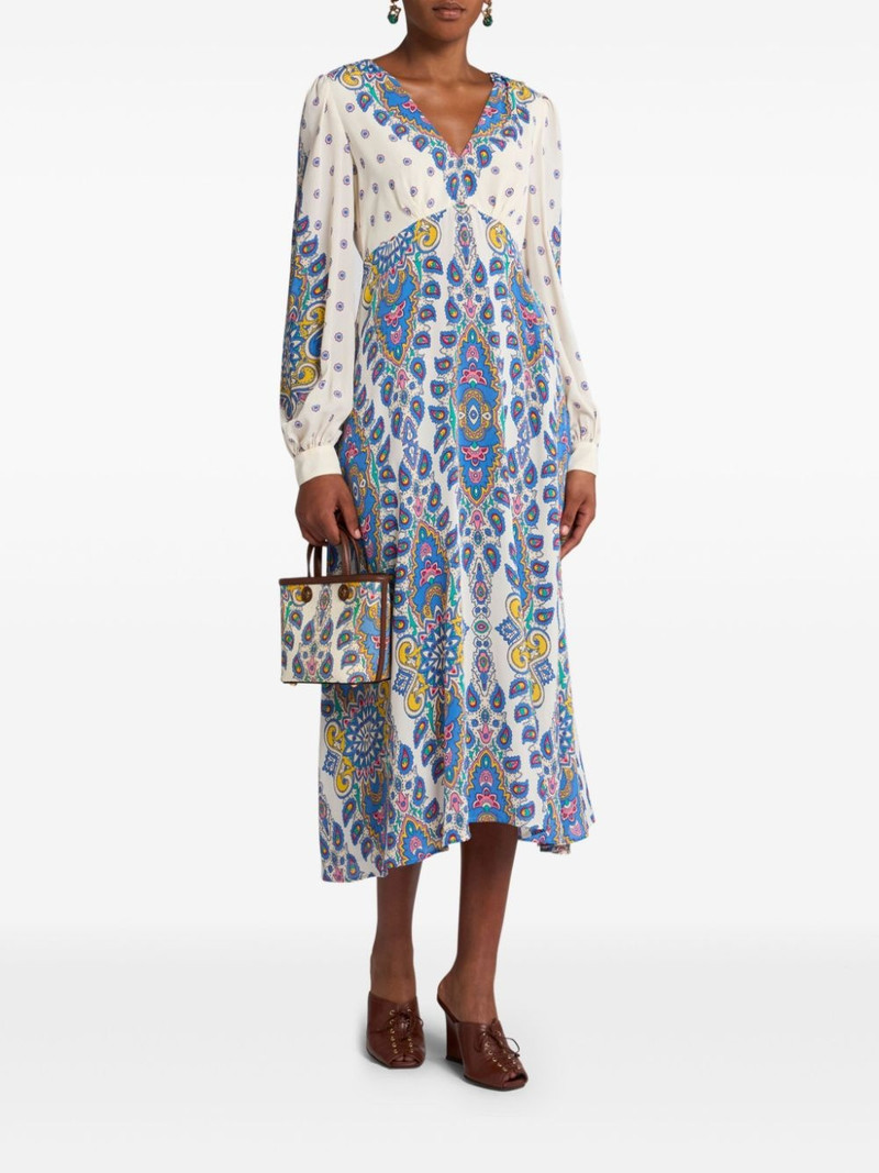 Etro paisley-print midi dress outlook