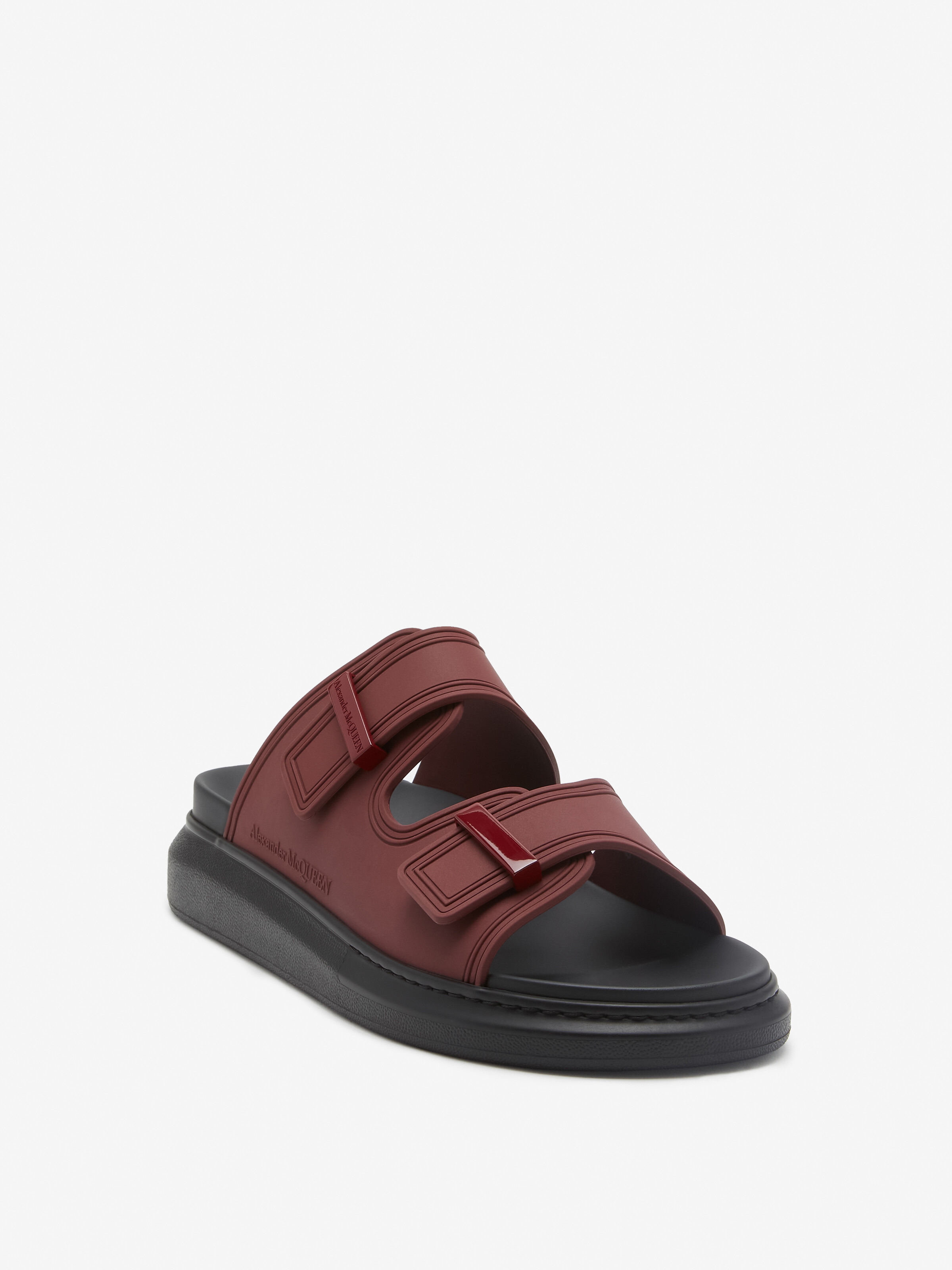 Men's Hybrid Slide in Bordeaux - 4