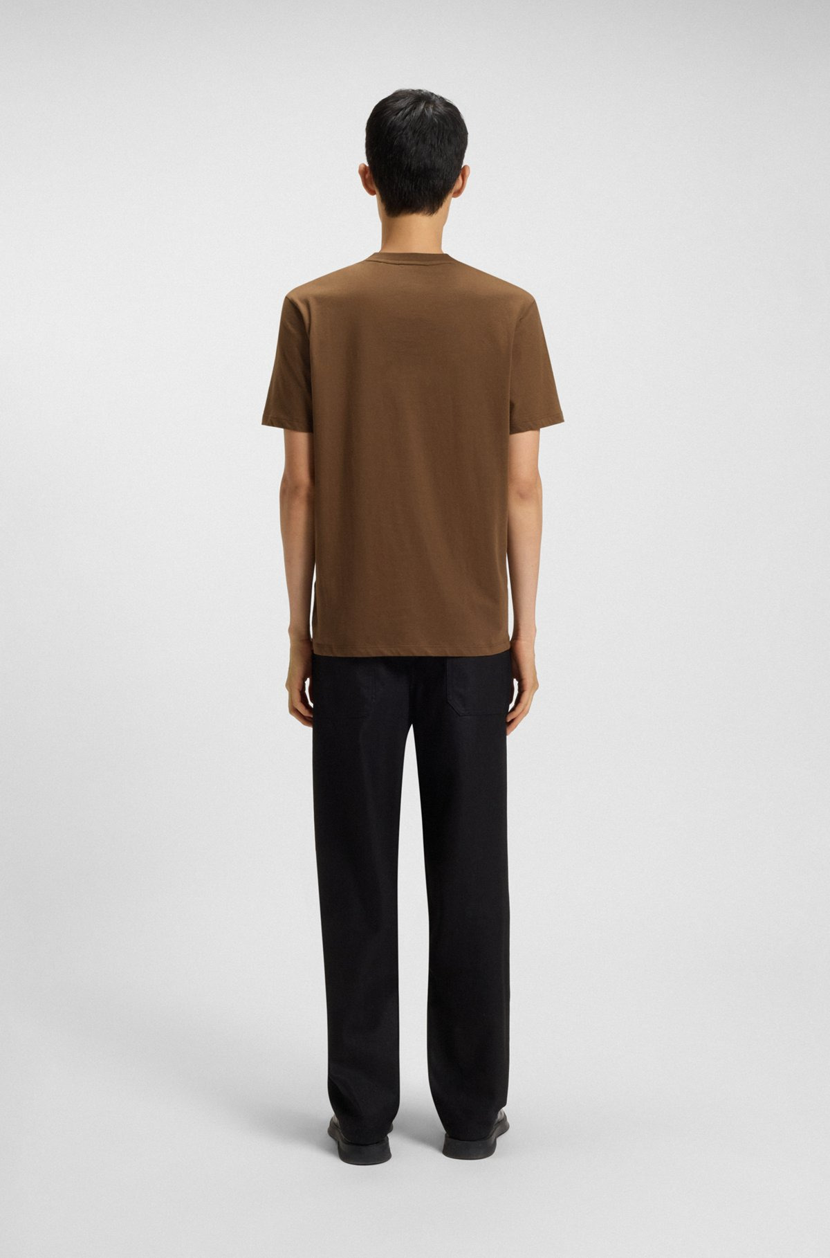 REGULAR-FIT T-SHIRT IN COTTON JERSEY WITH LOGO ARTWORK - 5