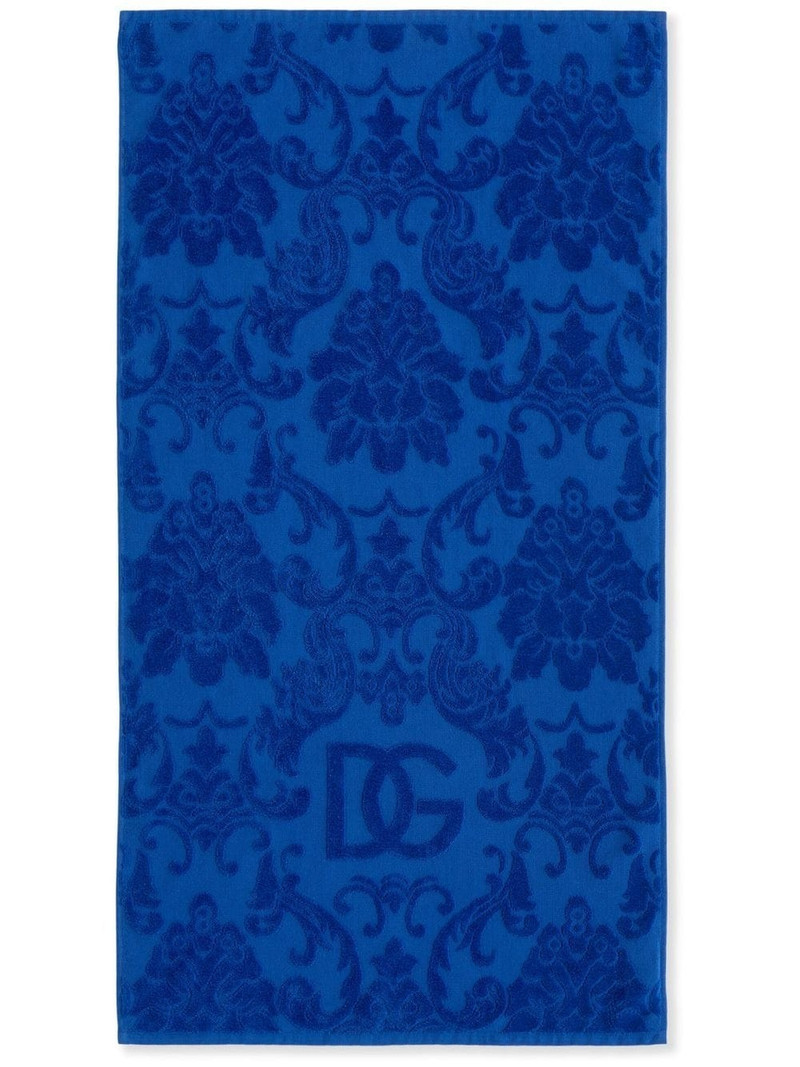 Dolce & Gabbana Barocco logo-jacquard towels (set of 5) outlook