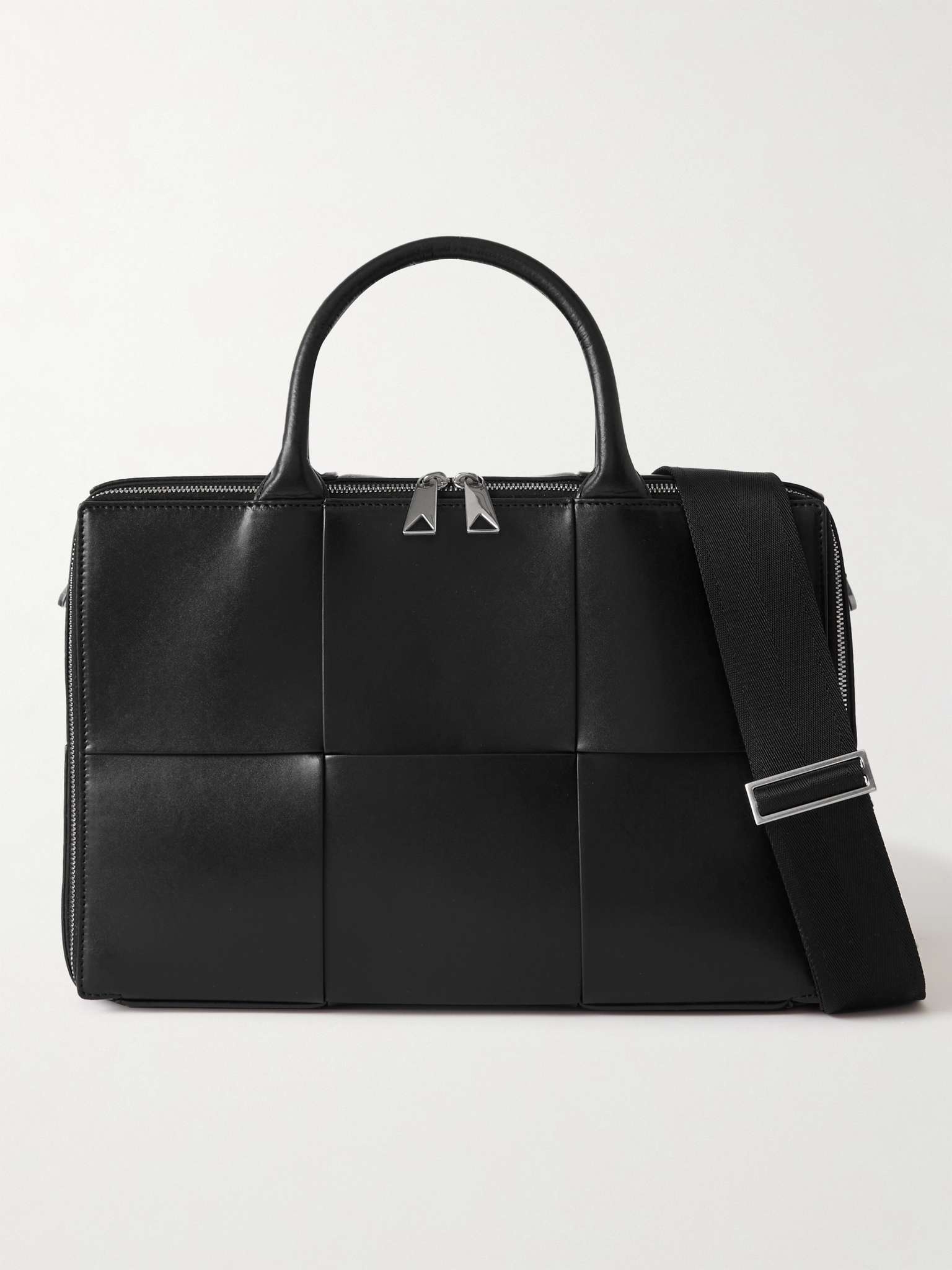 Intrecciato Leather Briefcase - 1