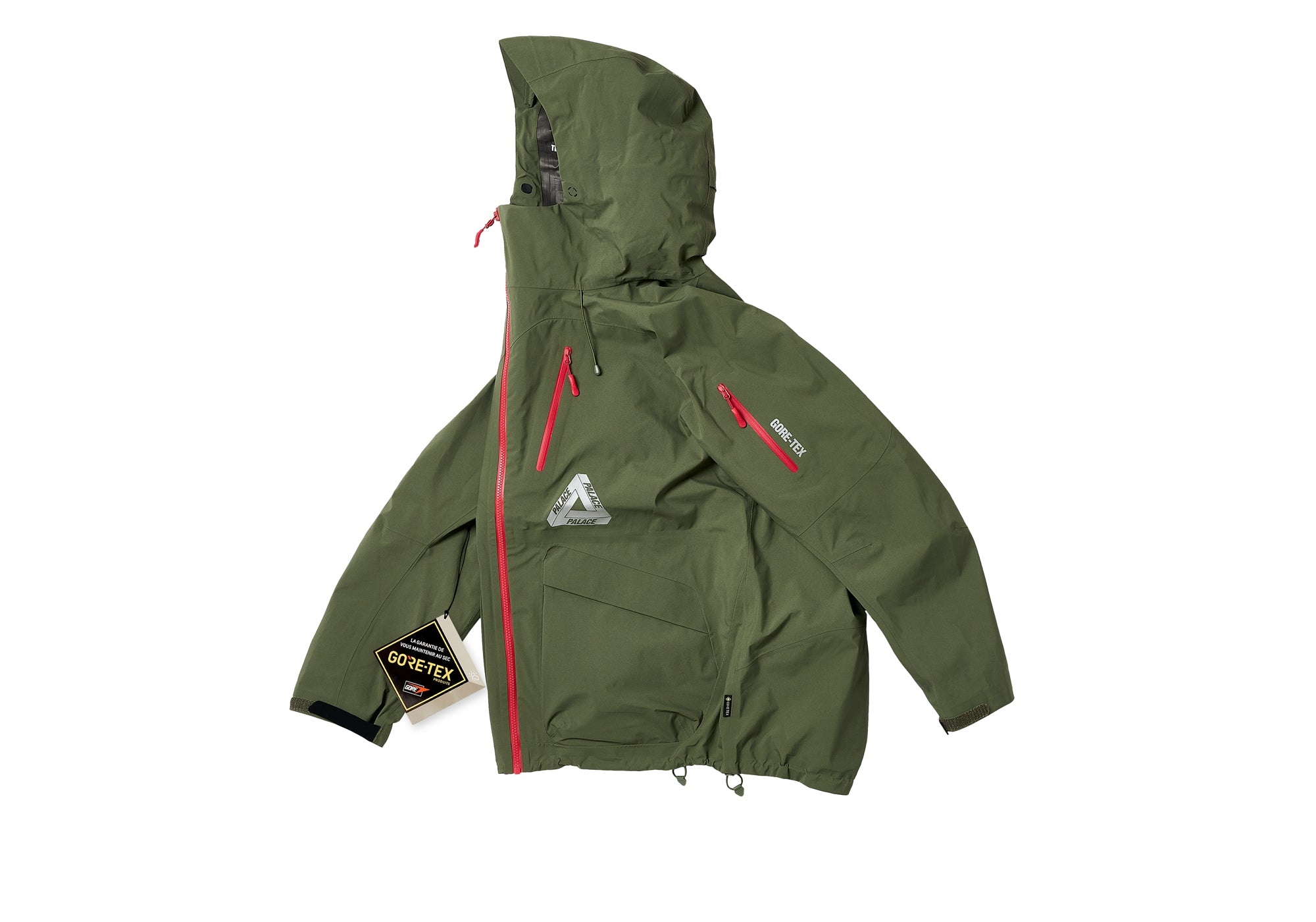 PALACE GORE-TEX R-TEK JACKET OLIVE | REVERSIBLE