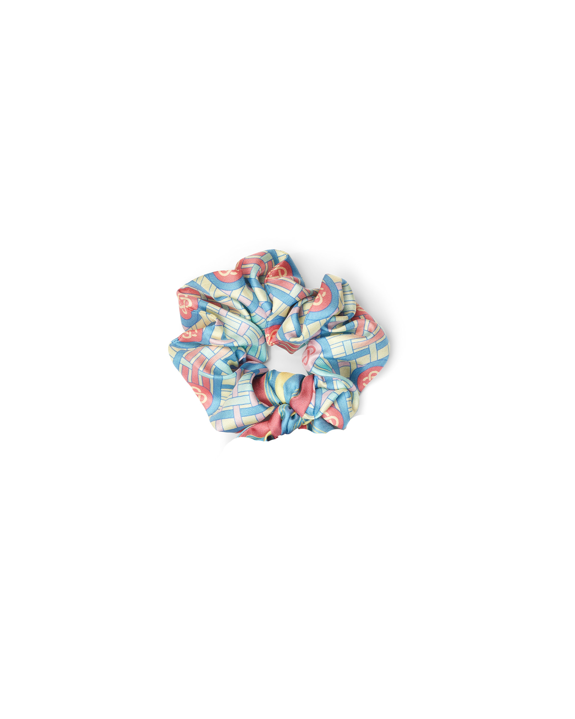 Candy Ping Pong Silk Scrunchie - 1