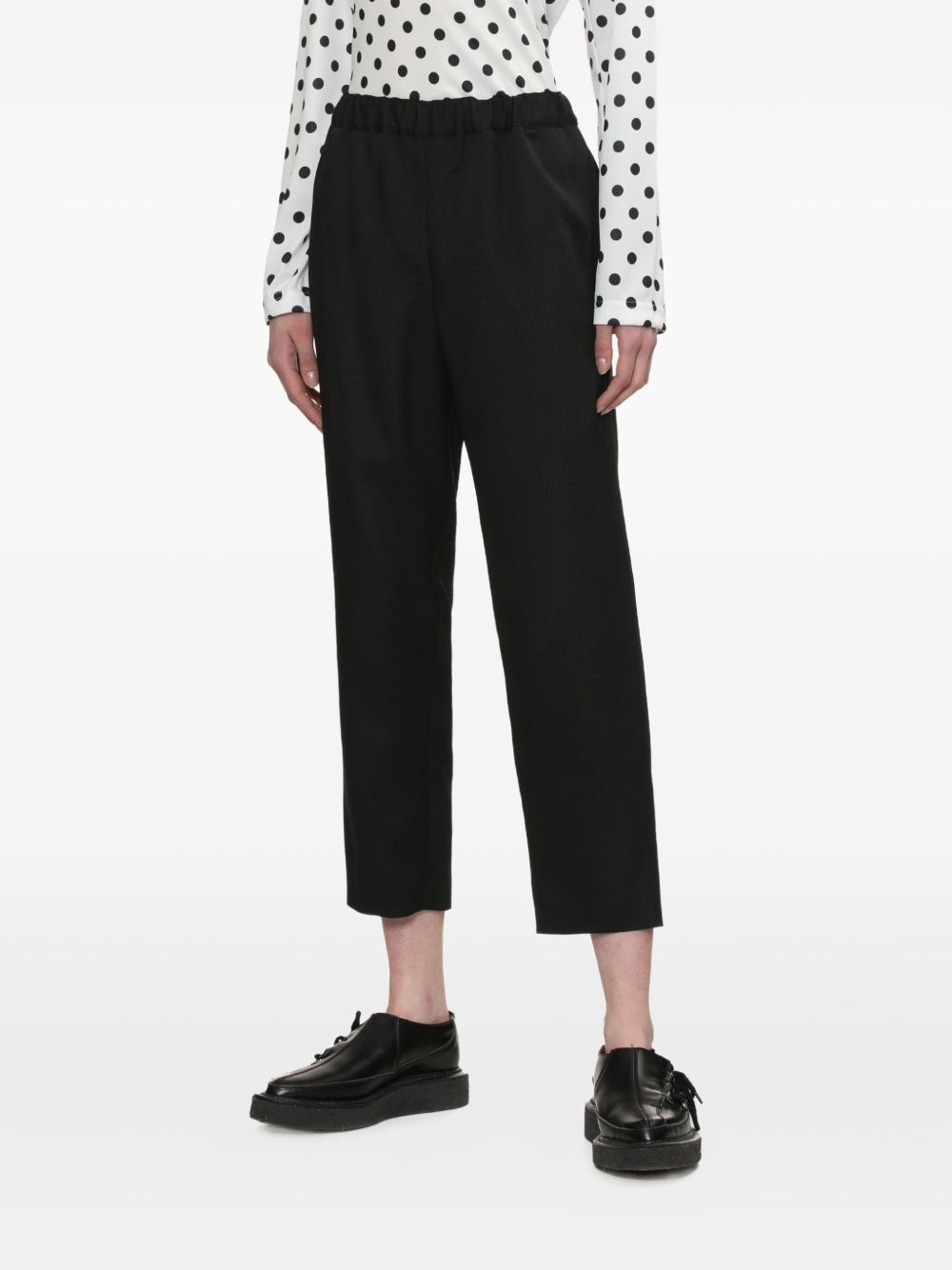 elasticated-waist trousers - 3