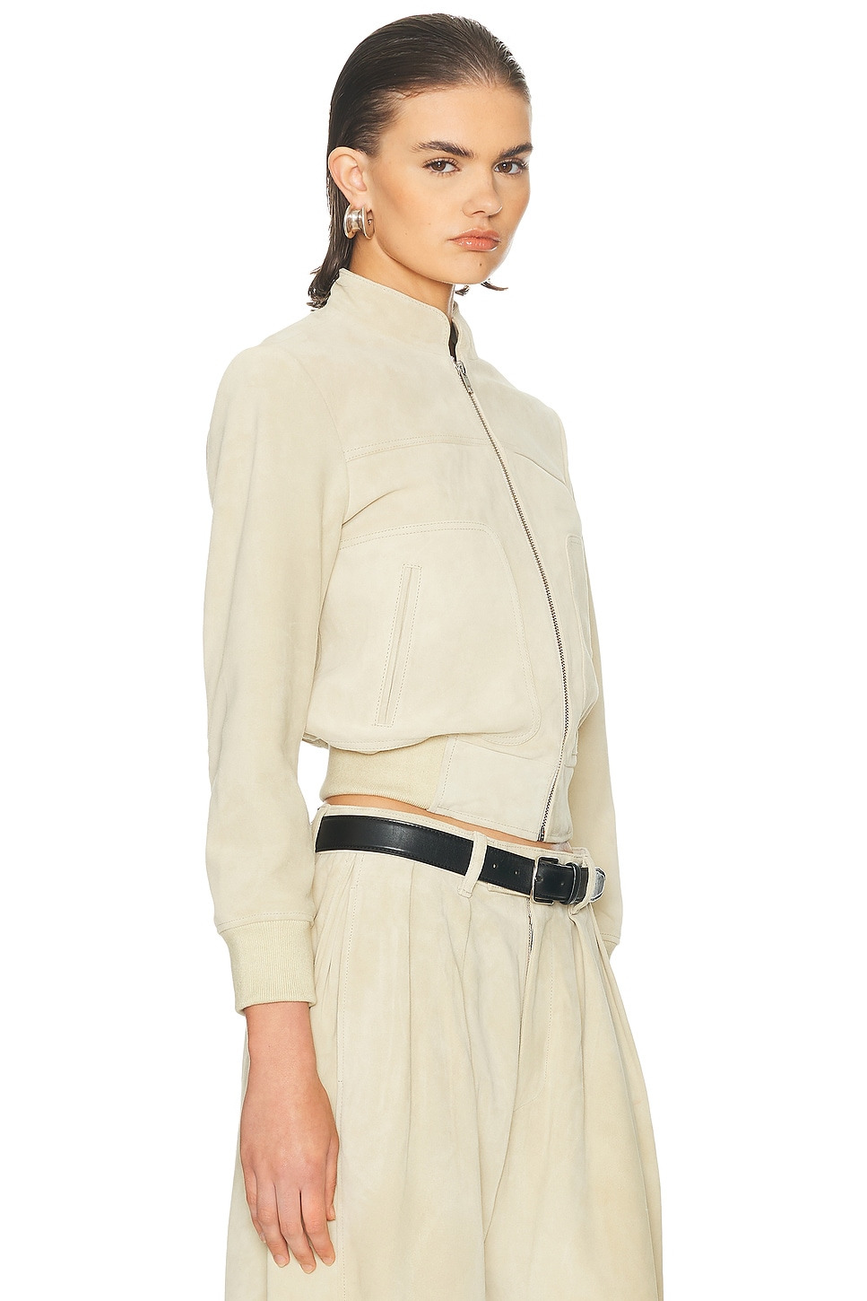 Shrunken Leather Jacket - 3
