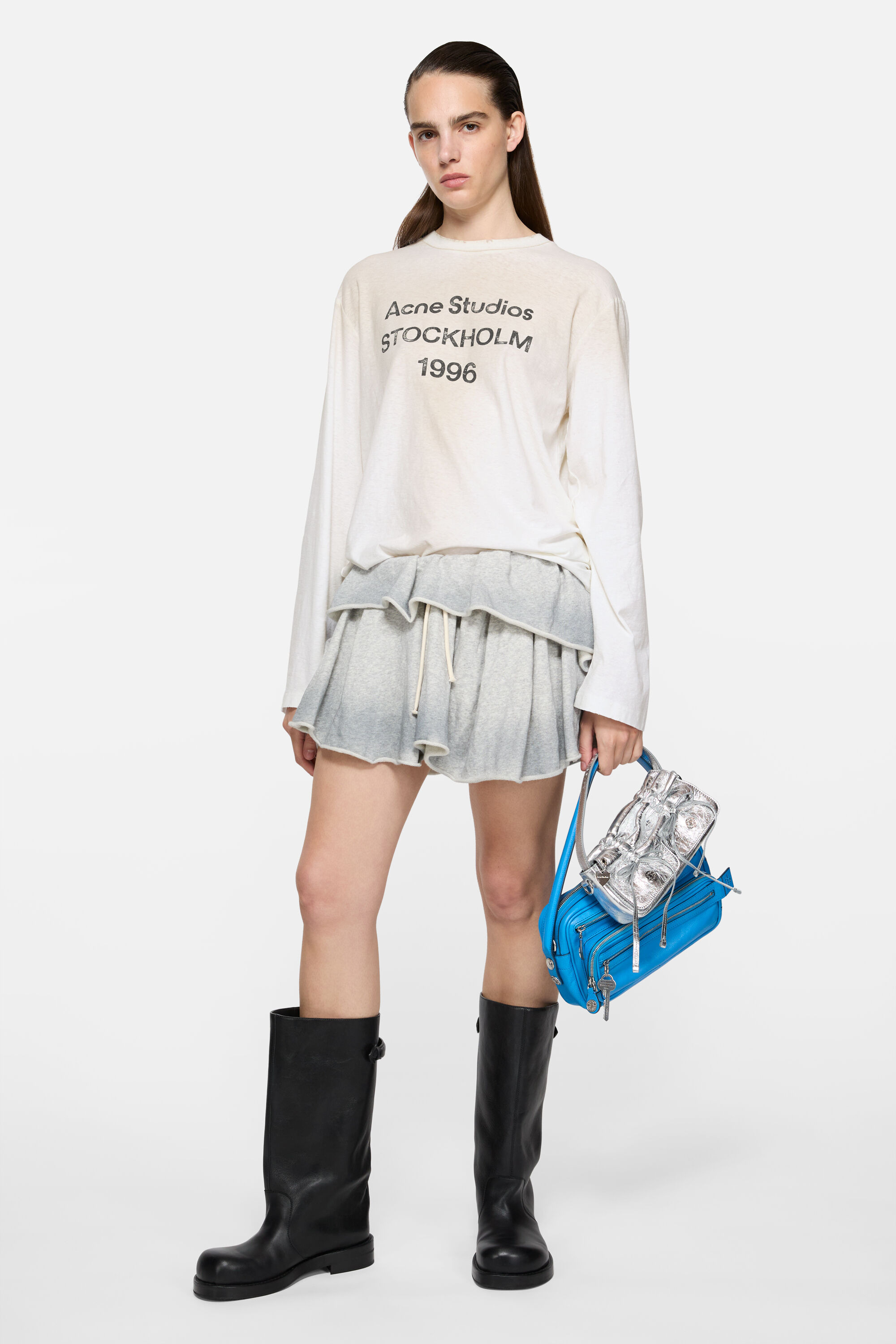 Logo t-shirt - Relaxed fit - Dusty white - 2