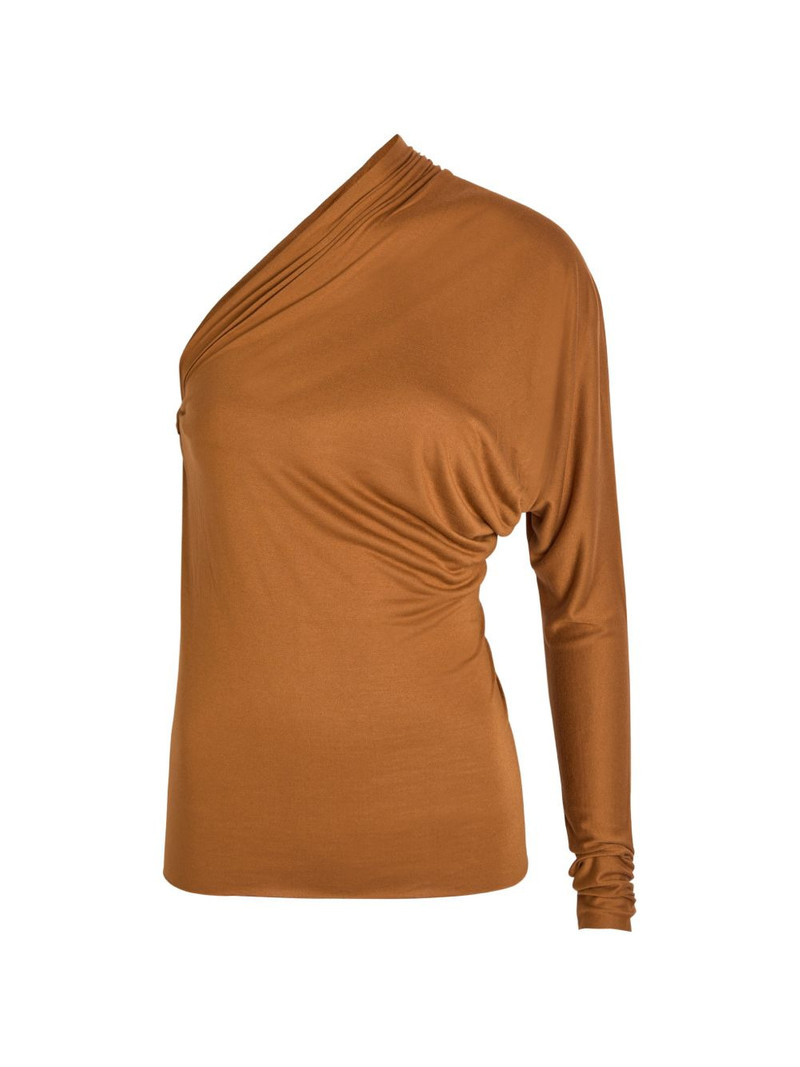 Diana draped one-shoulder top 1