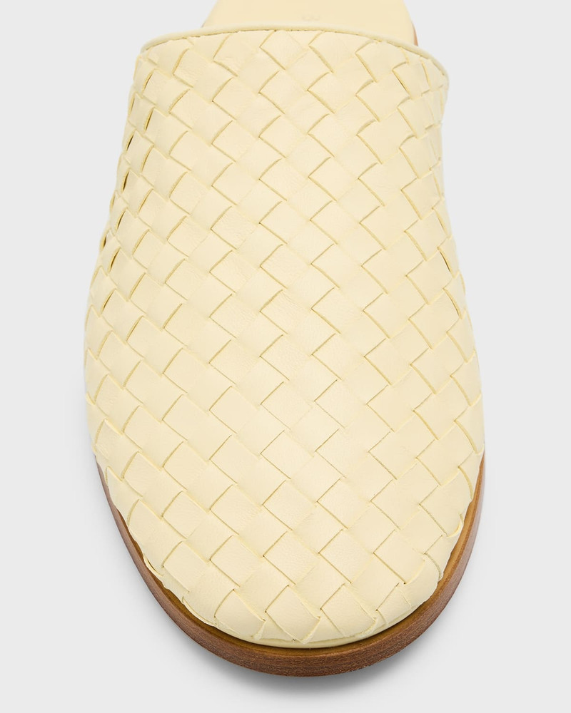 Intrecciato Woven Leather Mule Slippers 5