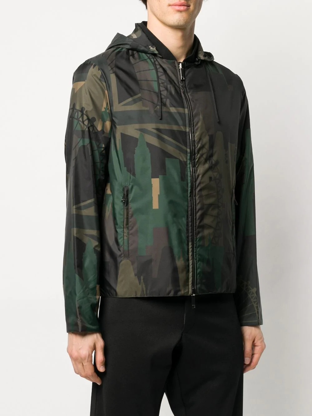 London camouflage-print jacket - 3