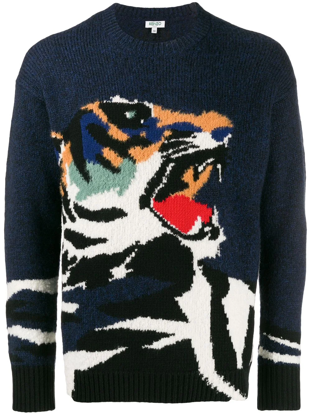 tiger intarsia jumper - 1