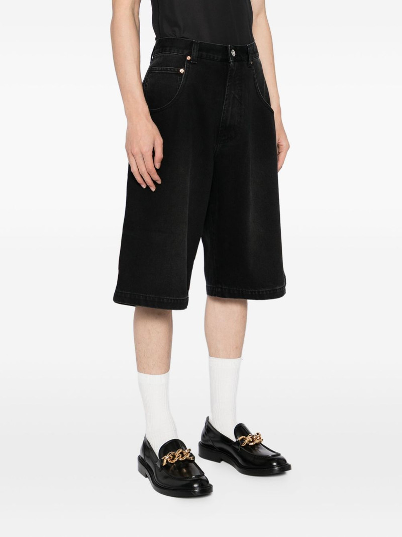VETEMENTS faded denim shorts outlook