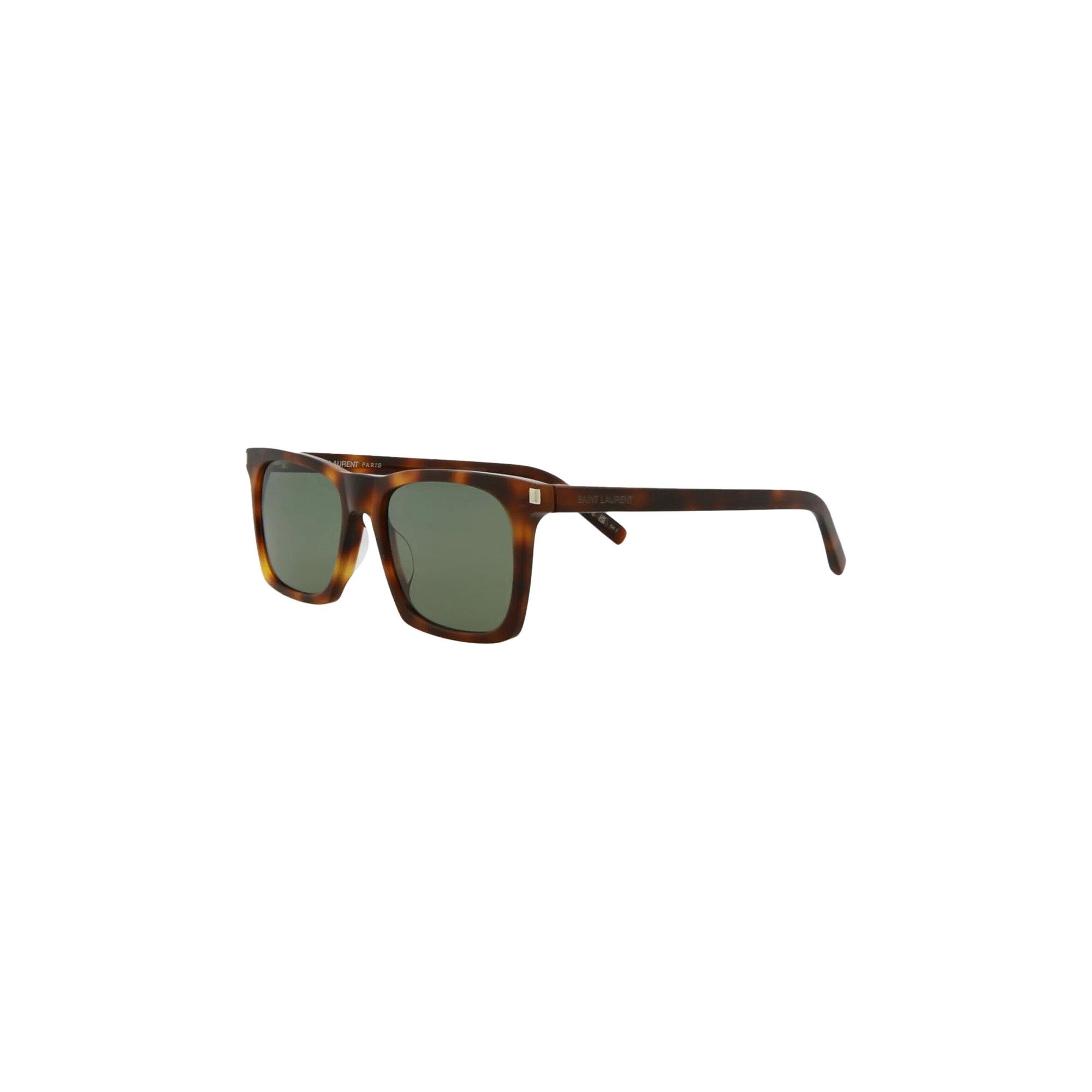 Saint Laurent Square Sunglasses 'Havana/Green' - 3