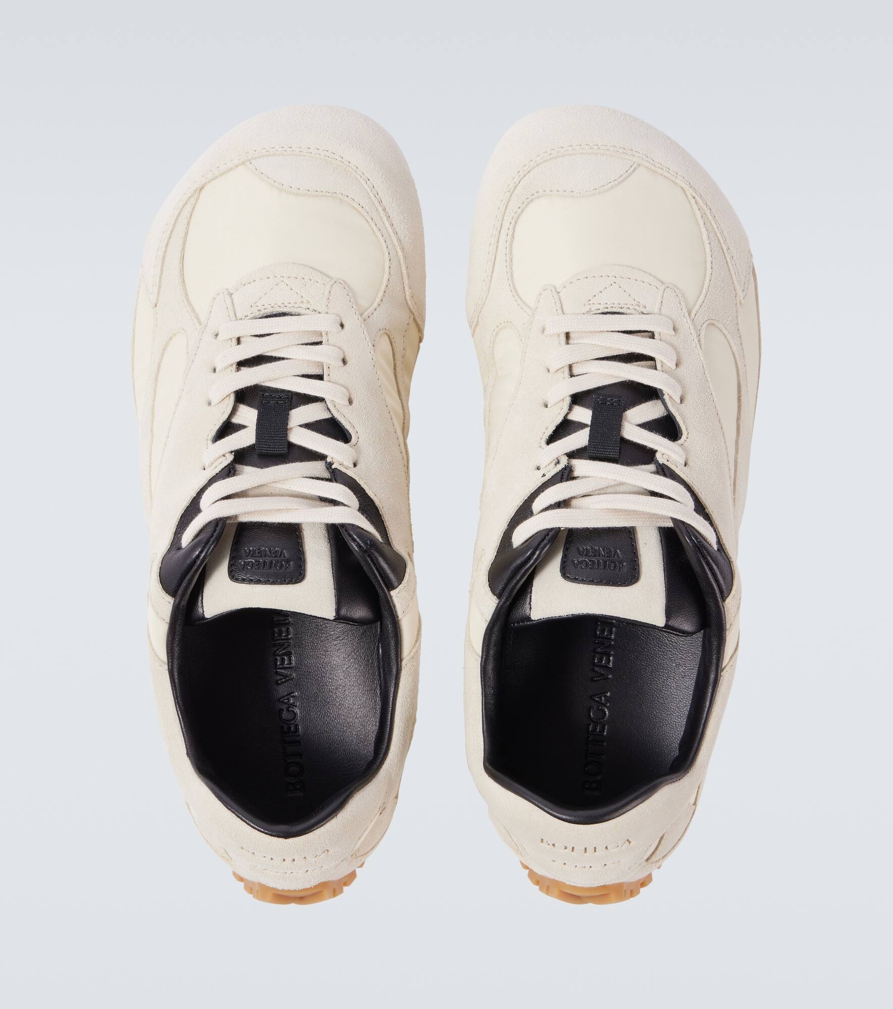 Orbit Flash suede-trimmed sneakers - 4