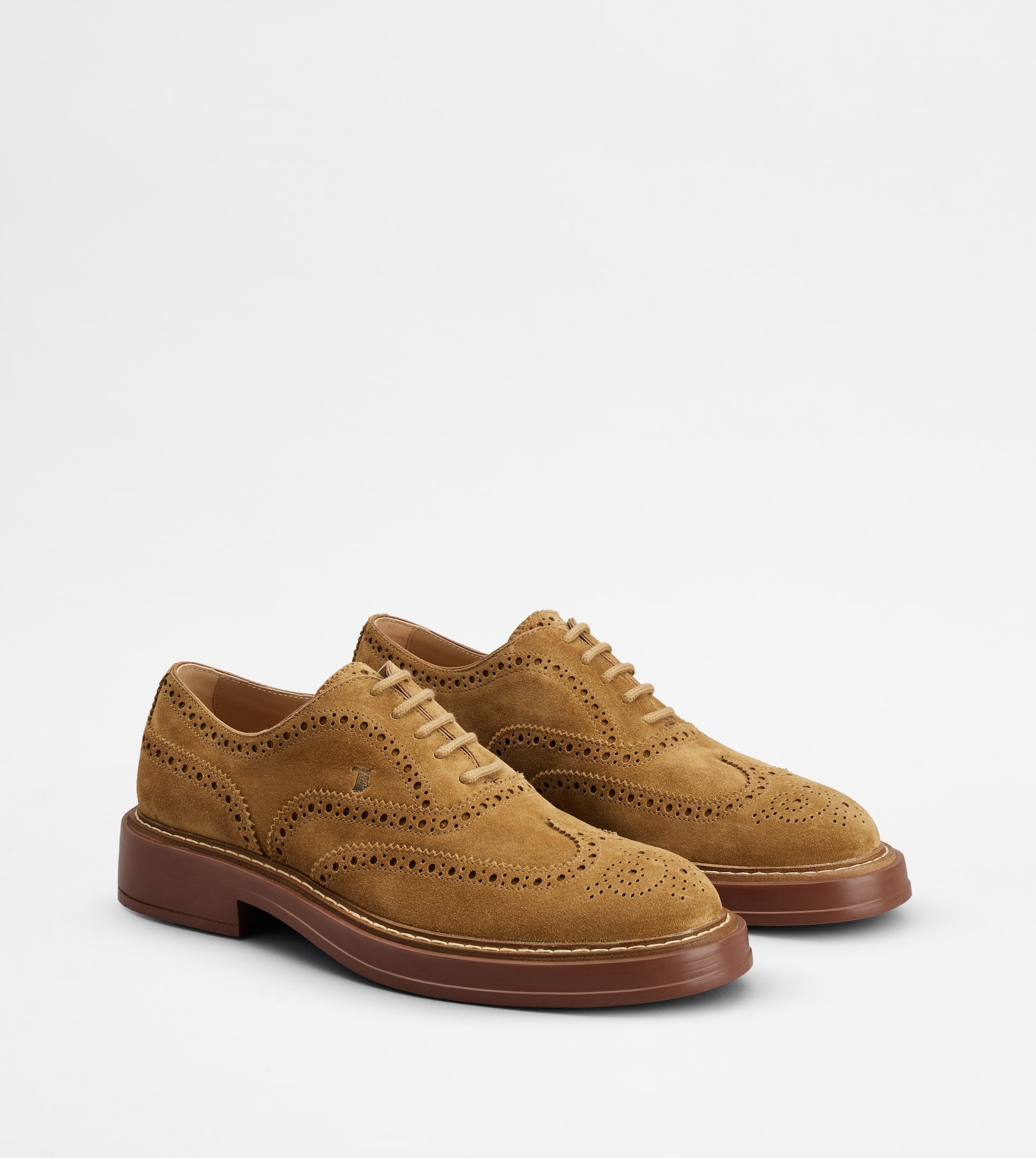 LACE-UPS IN SUEDE - BROWN - 3