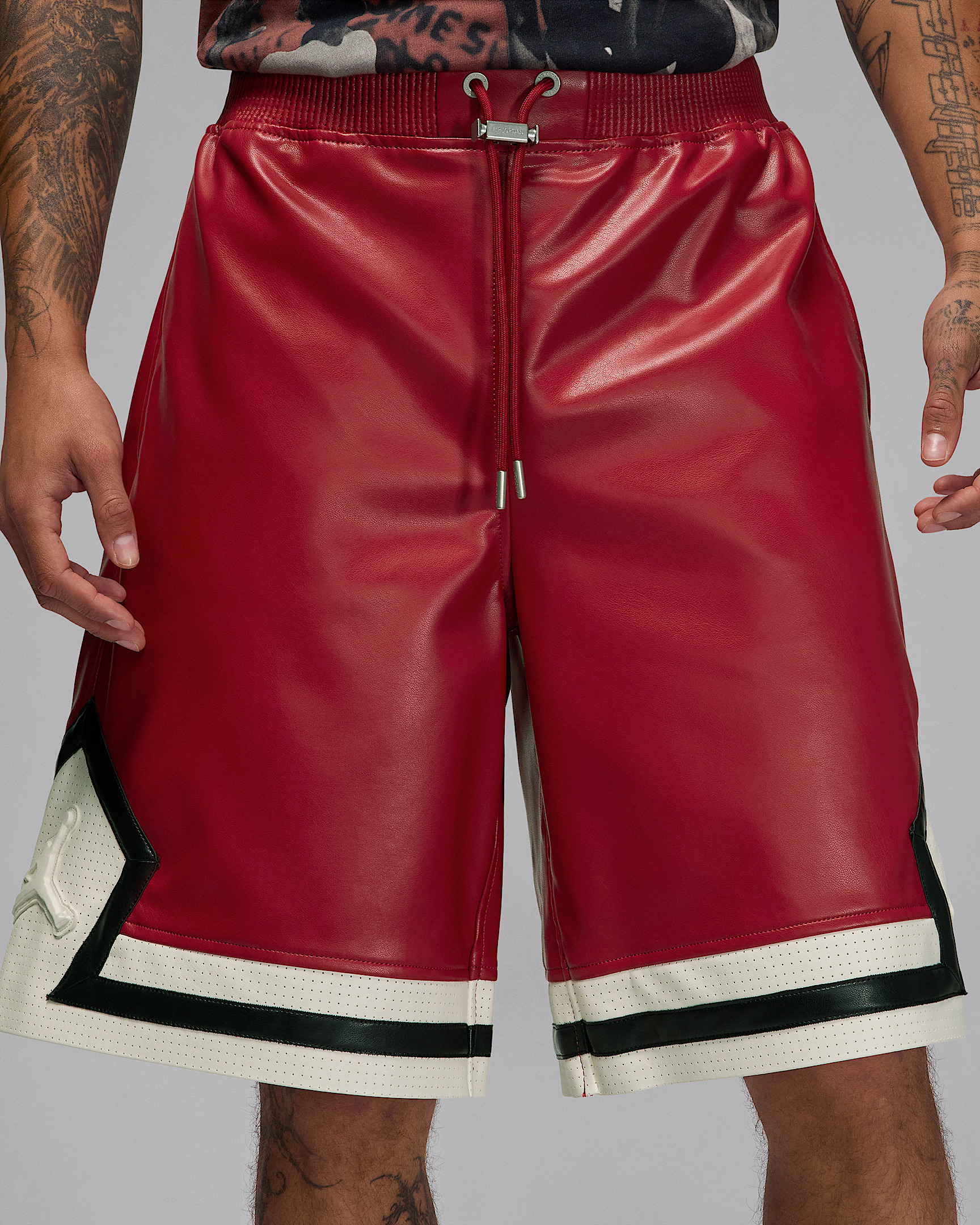 Air Jordan Men's Vegan Leather Shorts - 2