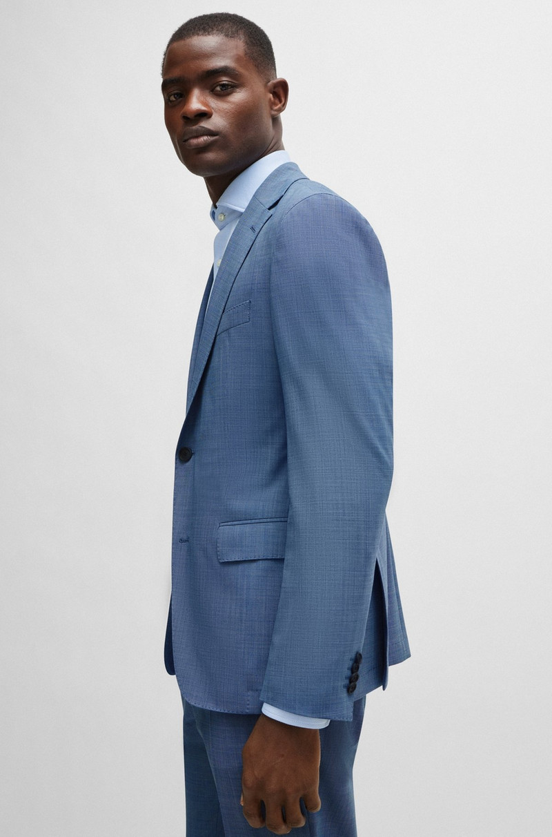 SLIM-FIT SUIT IN MICRO-PATTERNED PERFORMANCE-STRETCH CLOTH 6