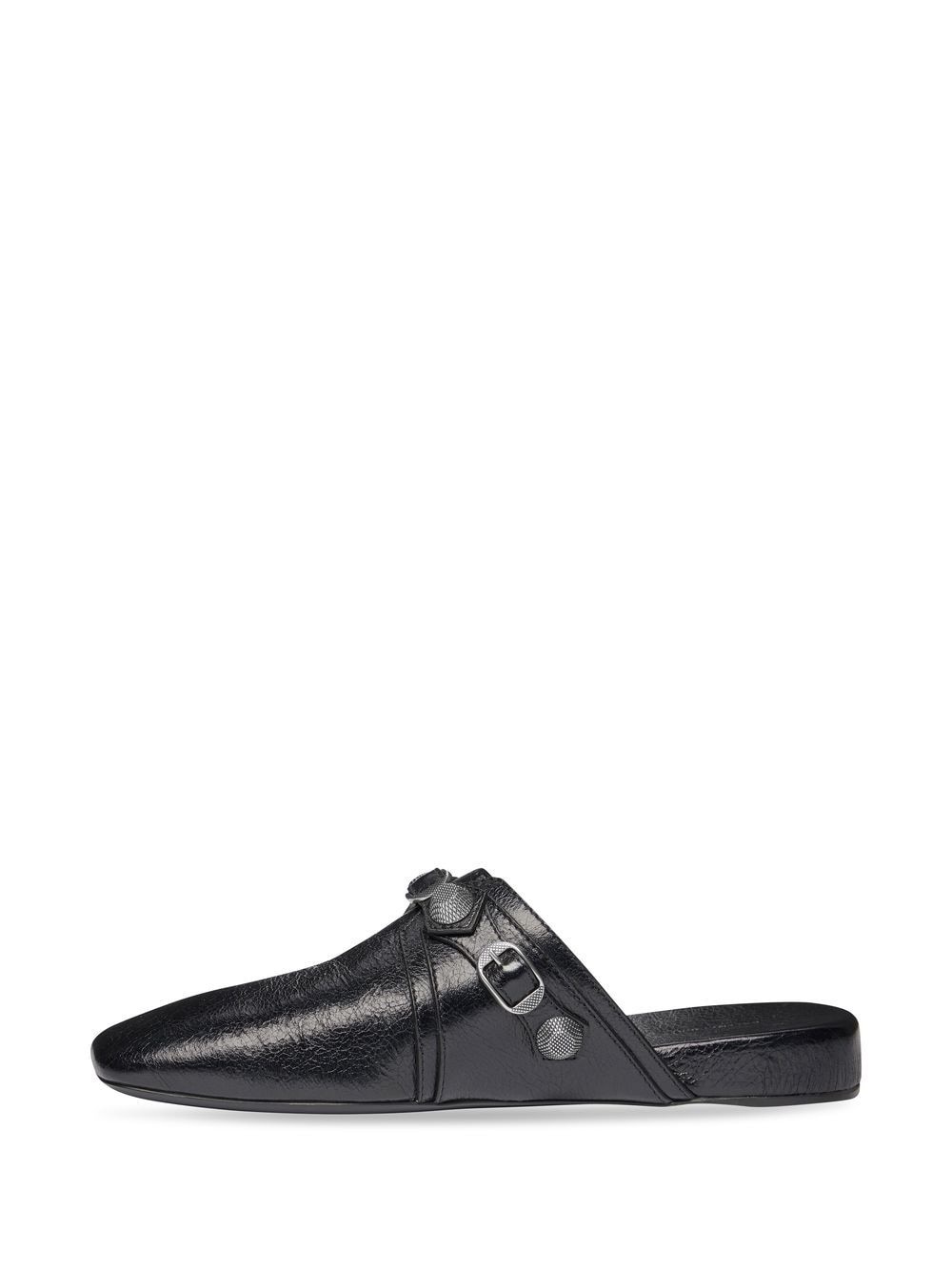 Cagole studded leather slippers - 7