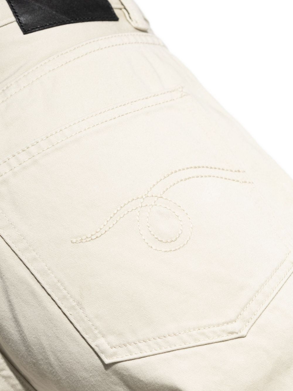 embroidered-pocket jeans - 5
